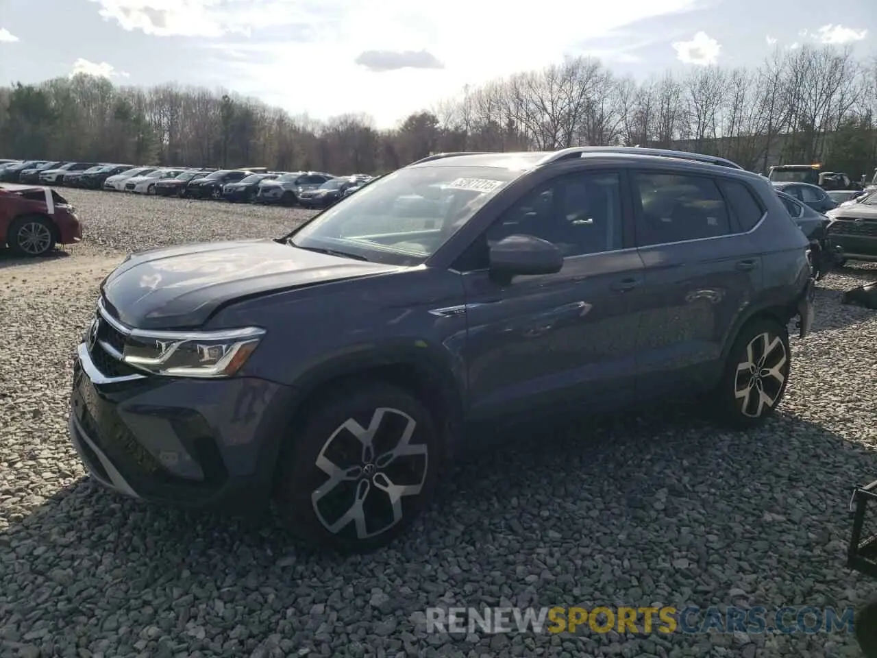 1 Photograph of a damaged car 3VV2X7B21NM070527 VOLKSWAGEN TAOS SEL 2022