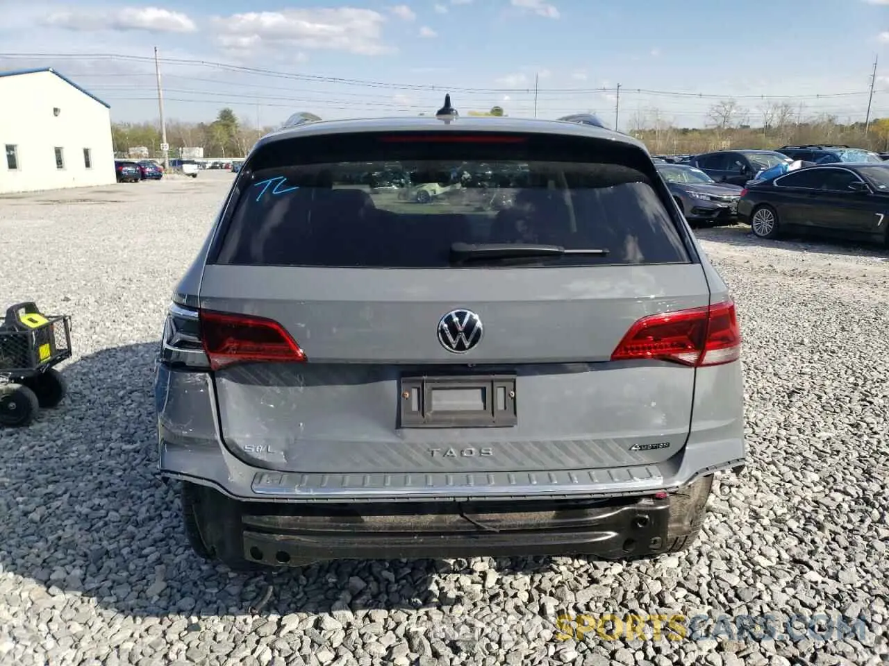 6 Photograph of a damaged car 3VV2X7B21NM070527 VOLKSWAGEN TAOS SEL 2022