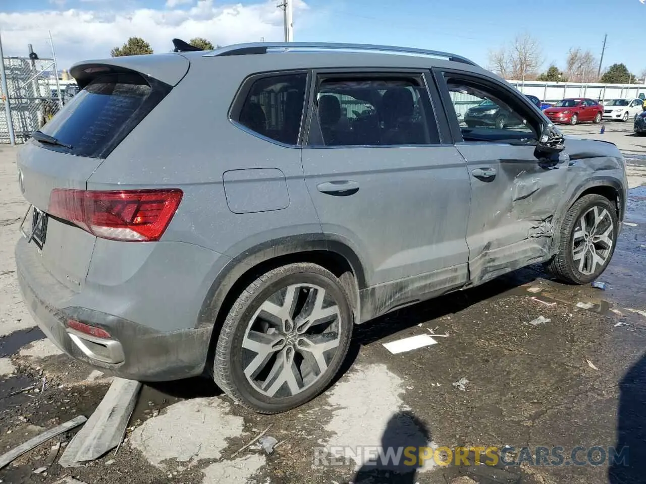3 Photograph of a damaged car 3VVJX7B25NM020094 VOLKSWAGEN TAOS SEL 2022