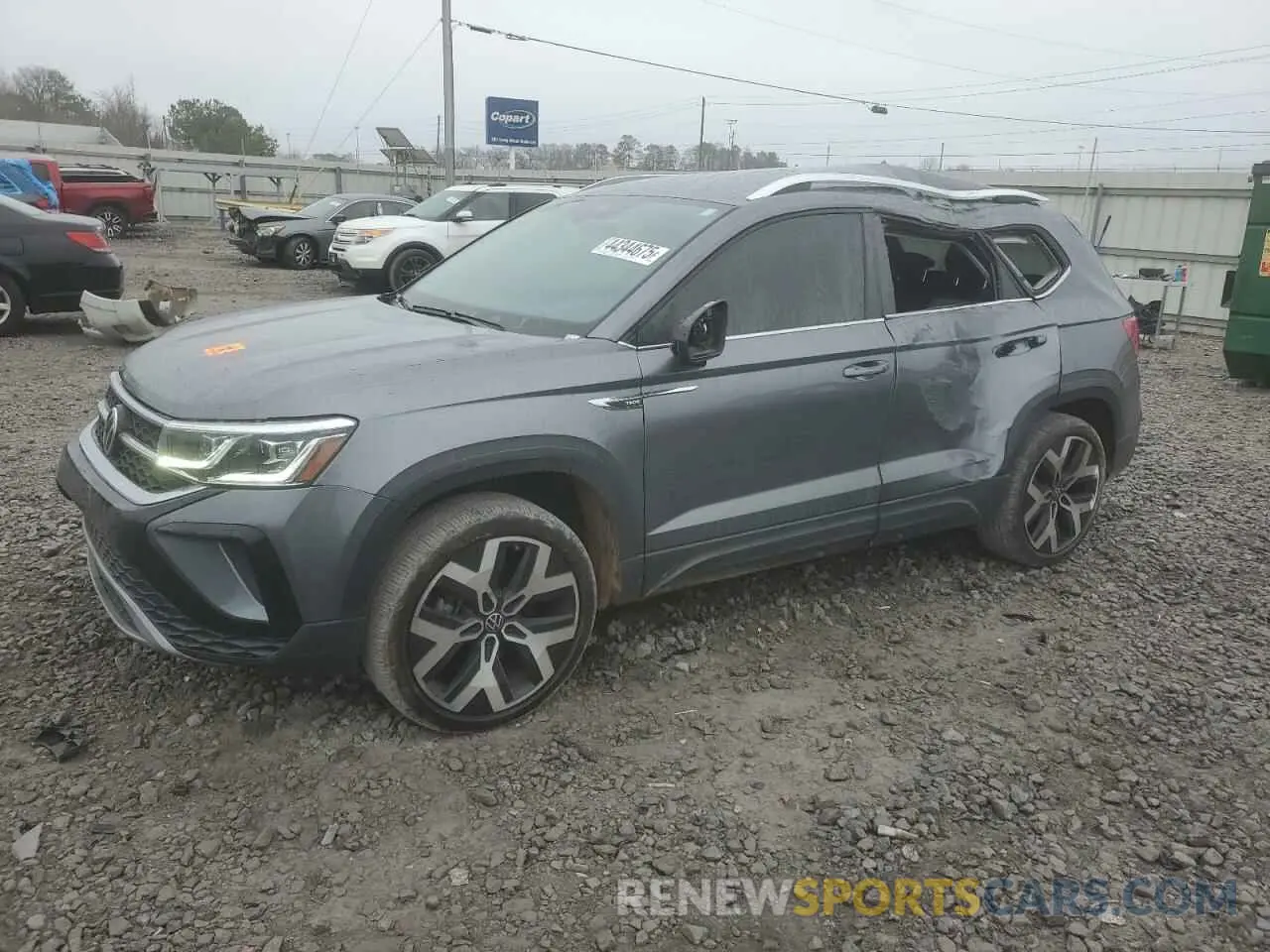 1 Photograph of a damaged car 3VVJX7B29NM023144 VOLKSWAGEN TAOS SEL 2022