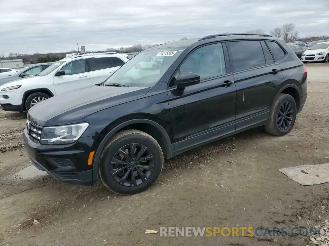 1 Photograph of a damaged car 3VV0B7AX0KM142154 VOLKSWAGEN TIGUAN 2019