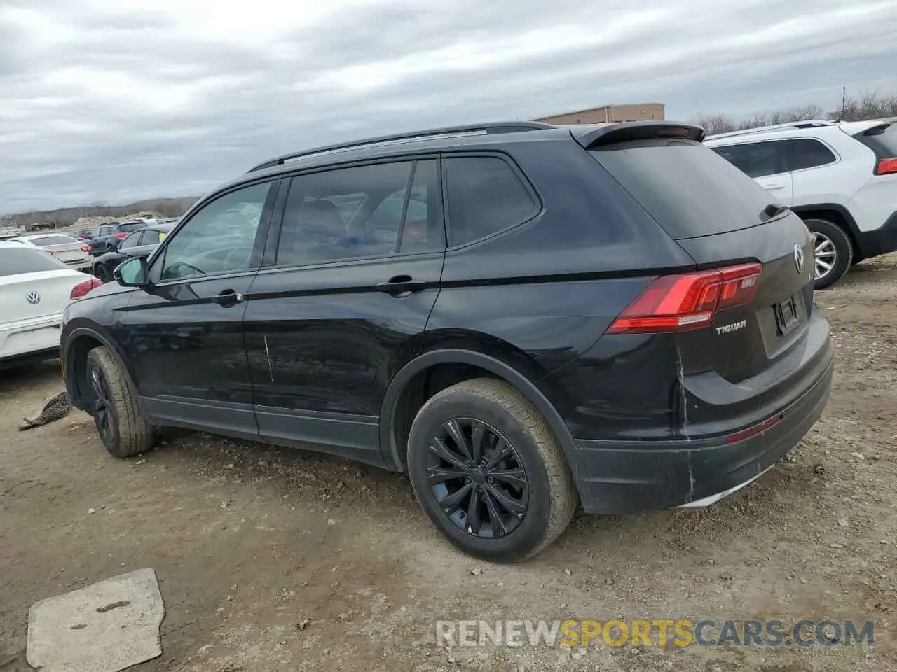 2 Photograph of a damaged car 3VV0B7AX0KM142154 VOLKSWAGEN TIGUAN 2019