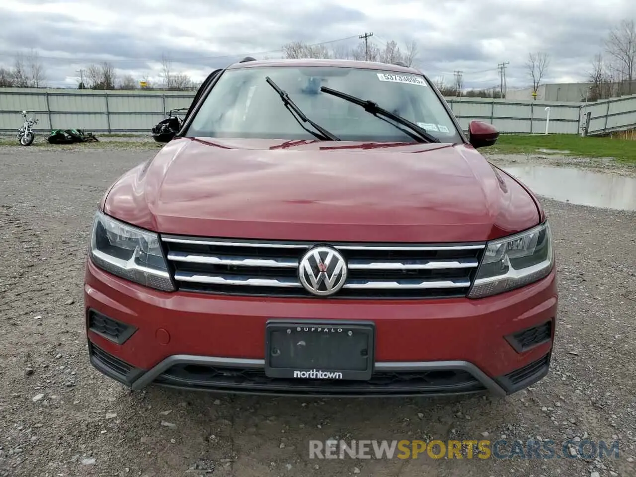 5 Photograph of a damaged car 3VV0B7AX0KM162033 VOLKSWAGEN TIGUAN 2019