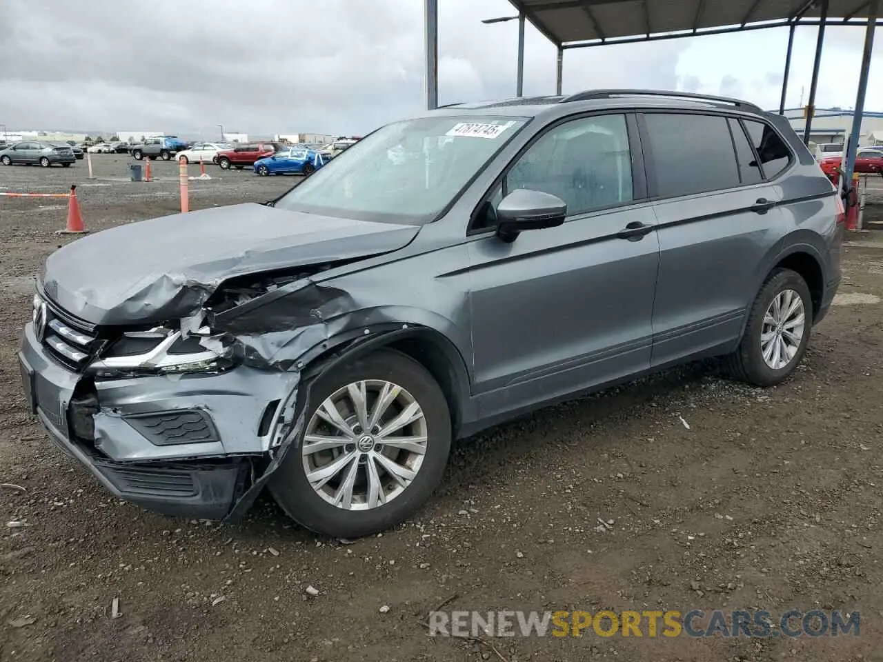 1 Photograph of a damaged car 3VV0B7AX1KM041494 VOLKSWAGEN TIGUAN 2019