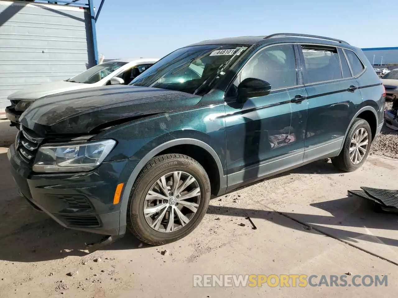 1 Photograph of a damaged car 3VV0B7AX7KM162370 VOLKSWAGEN TIGUAN 2019
