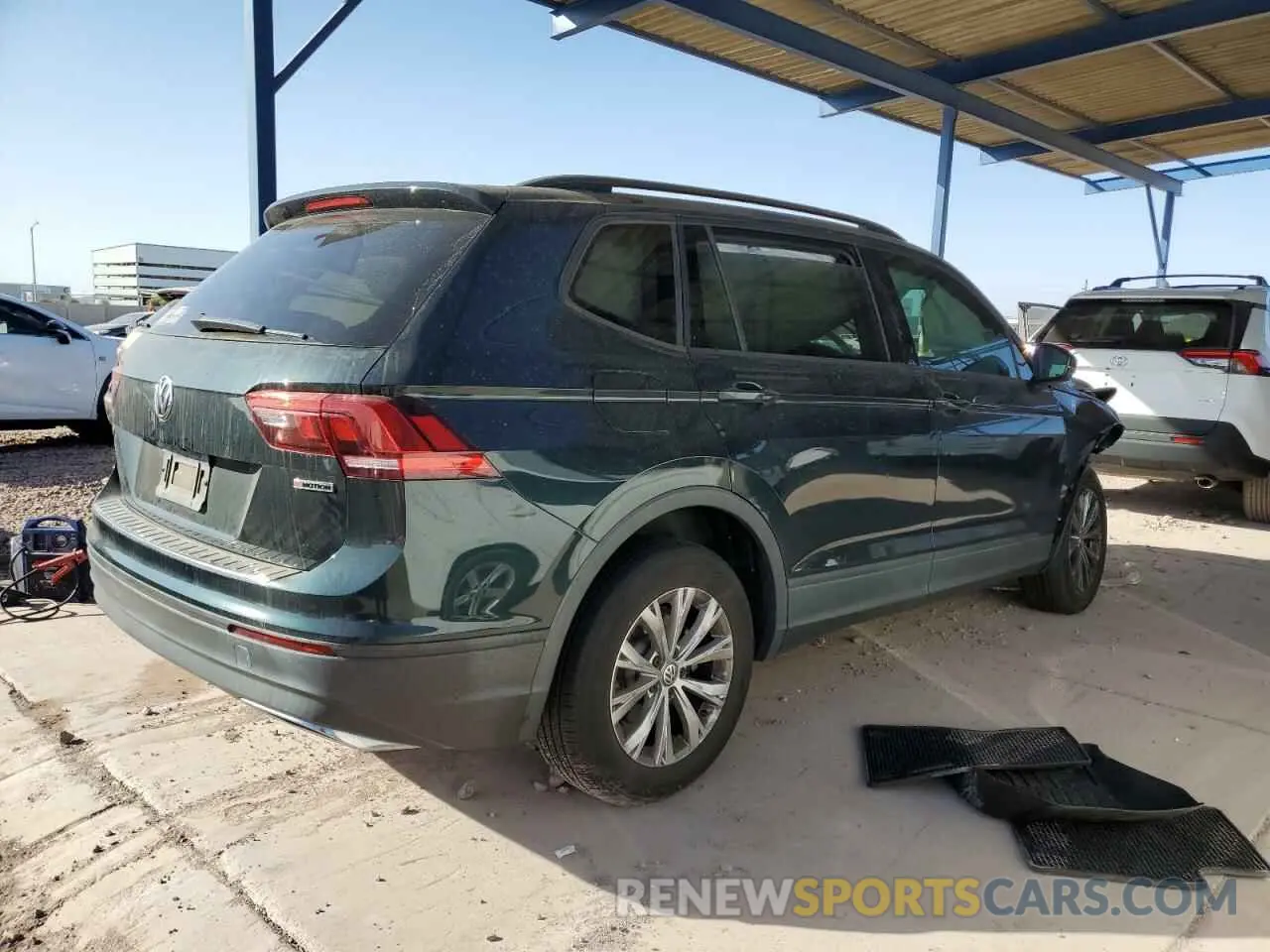 3 Photograph of a damaged car 3VV0B7AX7KM162370 VOLKSWAGEN TIGUAN 2019