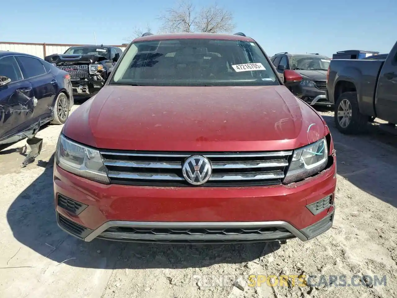 5 Photograph of a damaged car 3VV0B7AX9KM077143 VOLKSWAGEN TIGUAN 2019