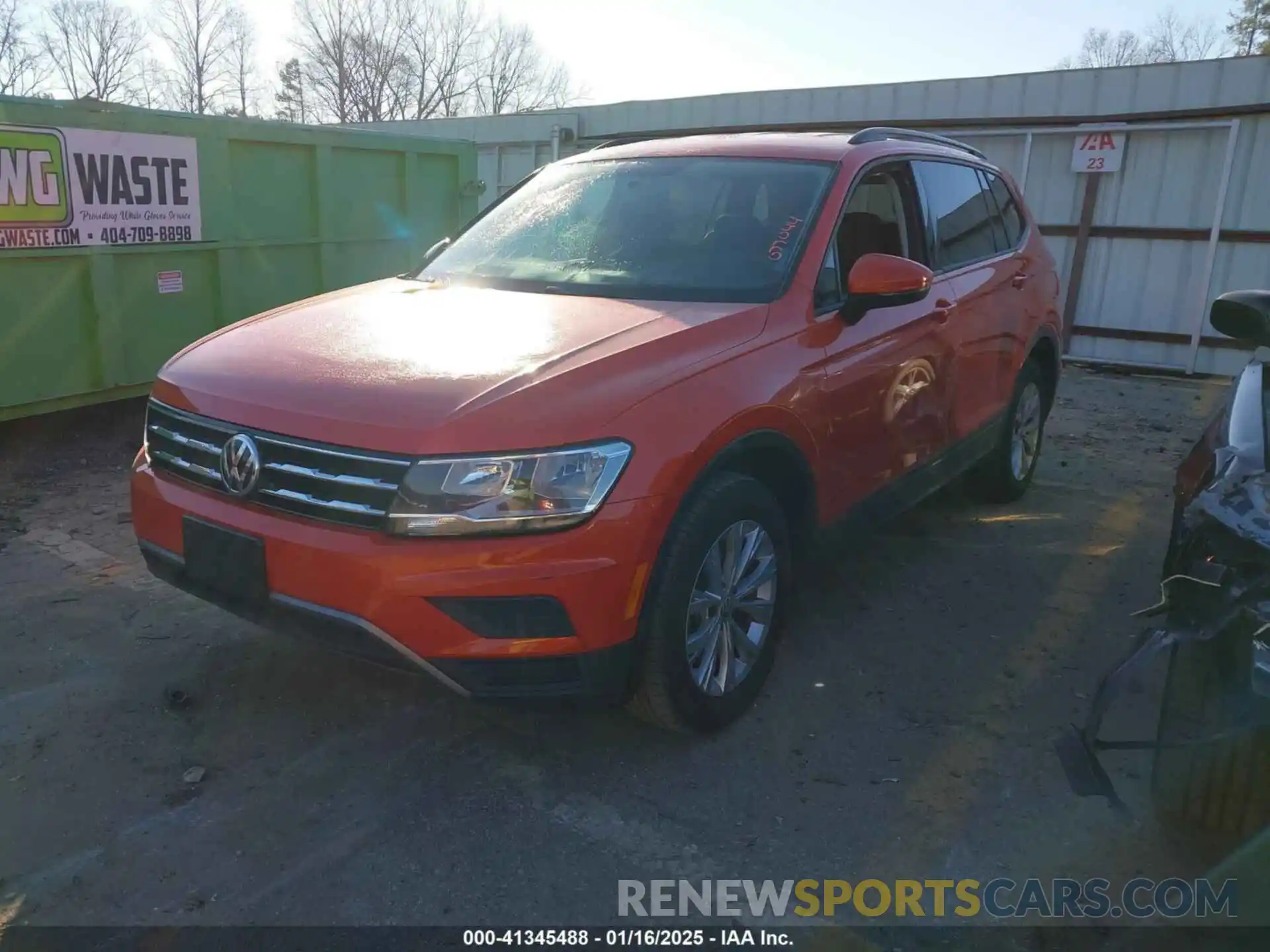 2 Photograph of a damaged car 3VV1B7AX1KM077044 VOLKSWAGEN TIGUAN 2019