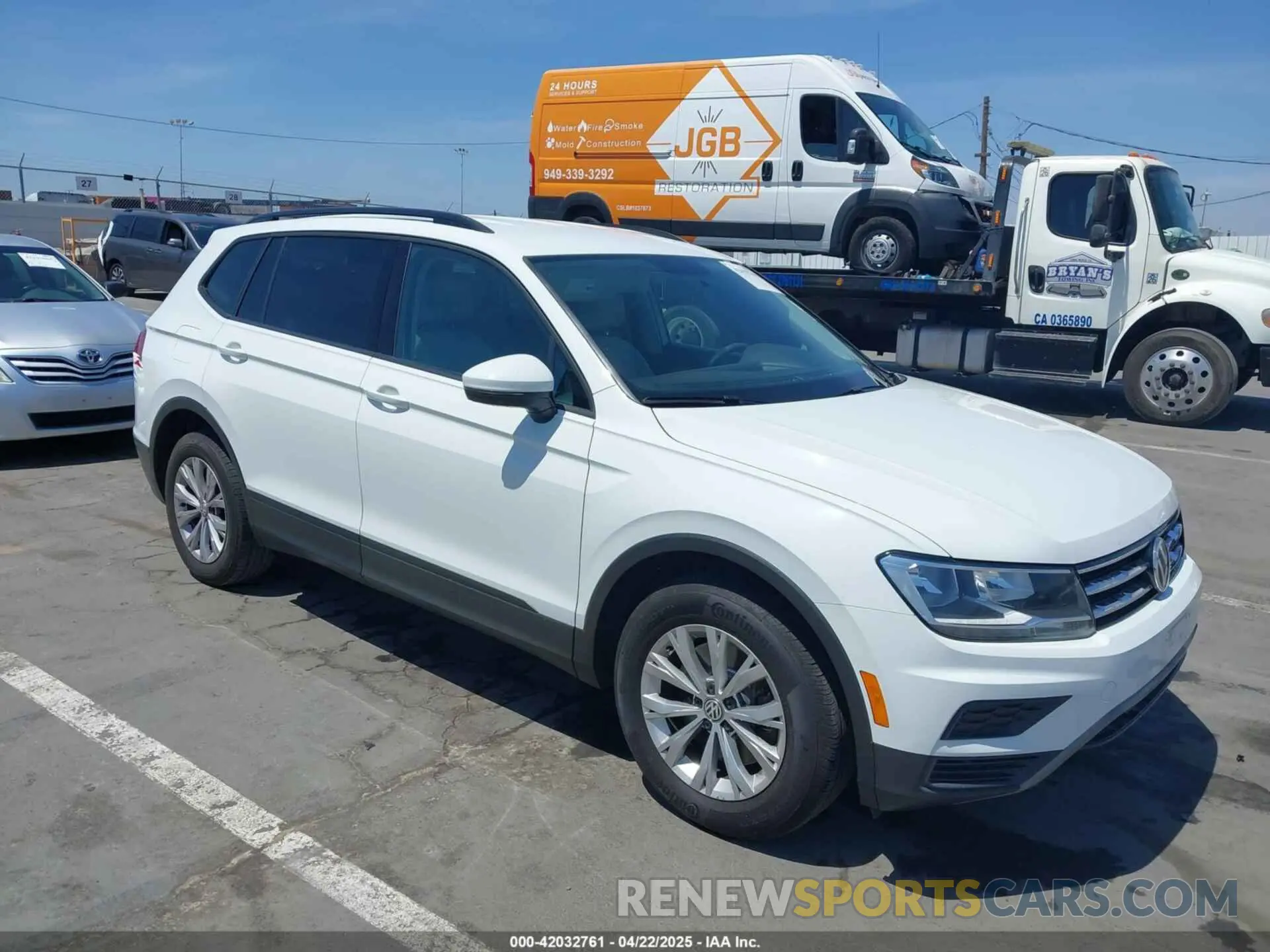 1 Photograph of a damaged car 3VV1B7AX1KM101407 VOLKSWAGEN TIGUAN 2019