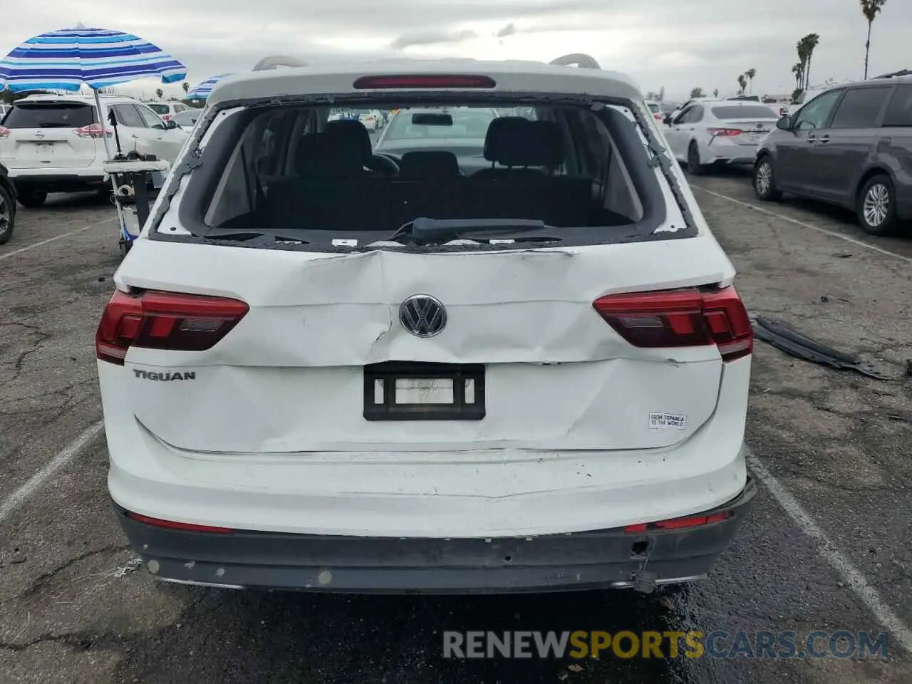 6 Photograph of a damaged car 3VV1B7AX1KM177516 VOLKSWAGEN TIGUAN 2019