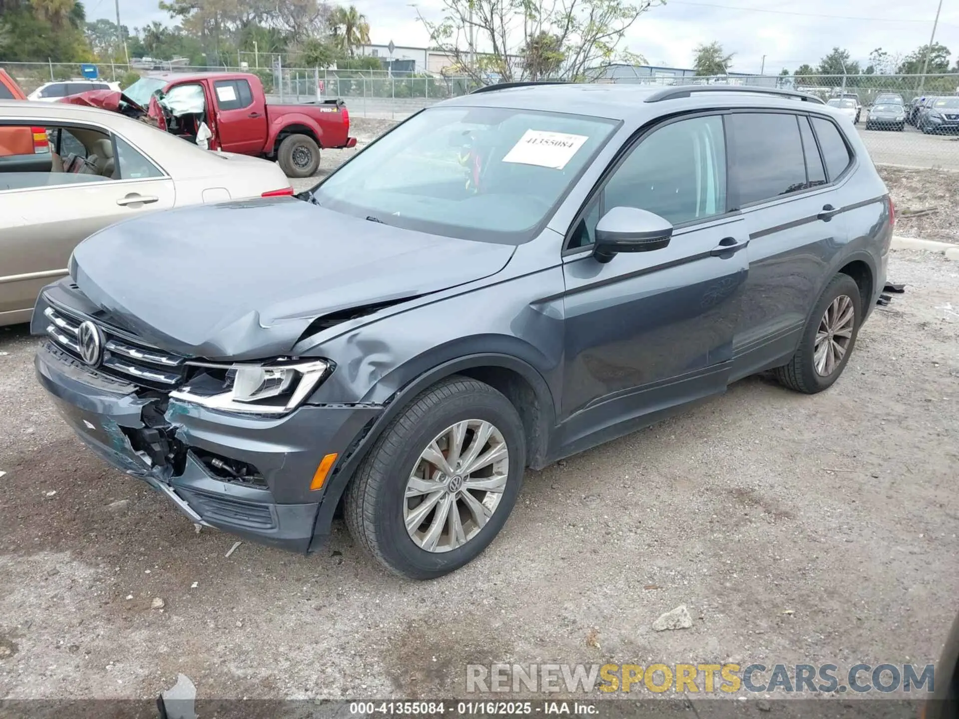 2 Photograph of a damaged car 3VV1B7AX3KM047494 VOLKSWAGEN TIGUAN 2019