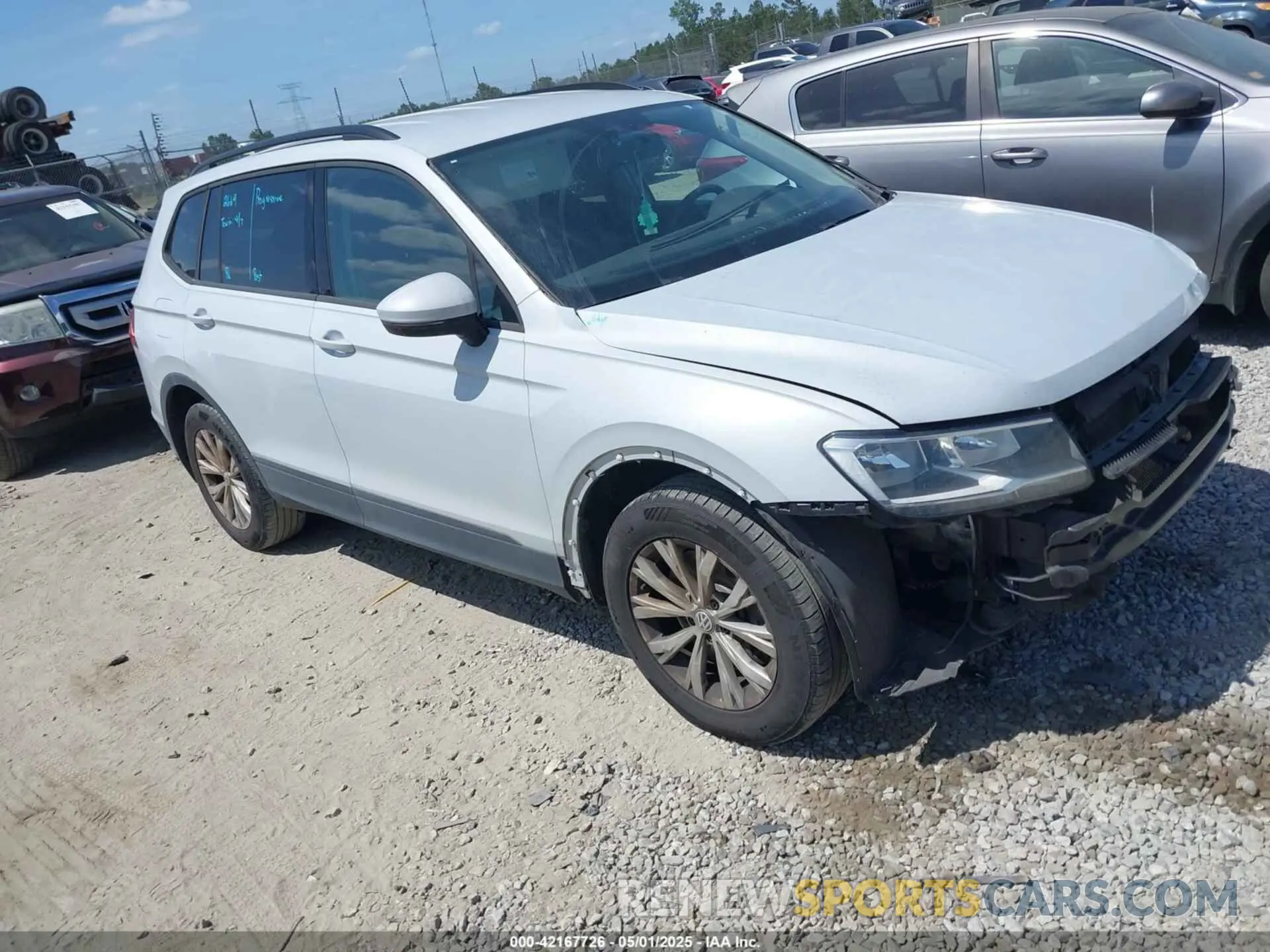 1 Photograph of a damaged car 3VV1B7AX4KM048590 VOLKSWAGEN TIGUAN 2019