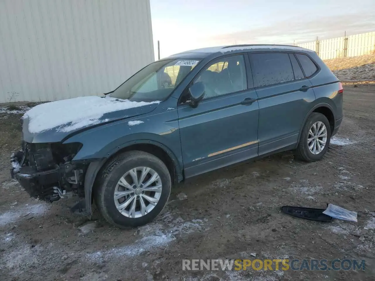 1 Photograph of a damaged car 3VV1B7AX4KM181396 VOLKSWAGEN TIGUAN 2019