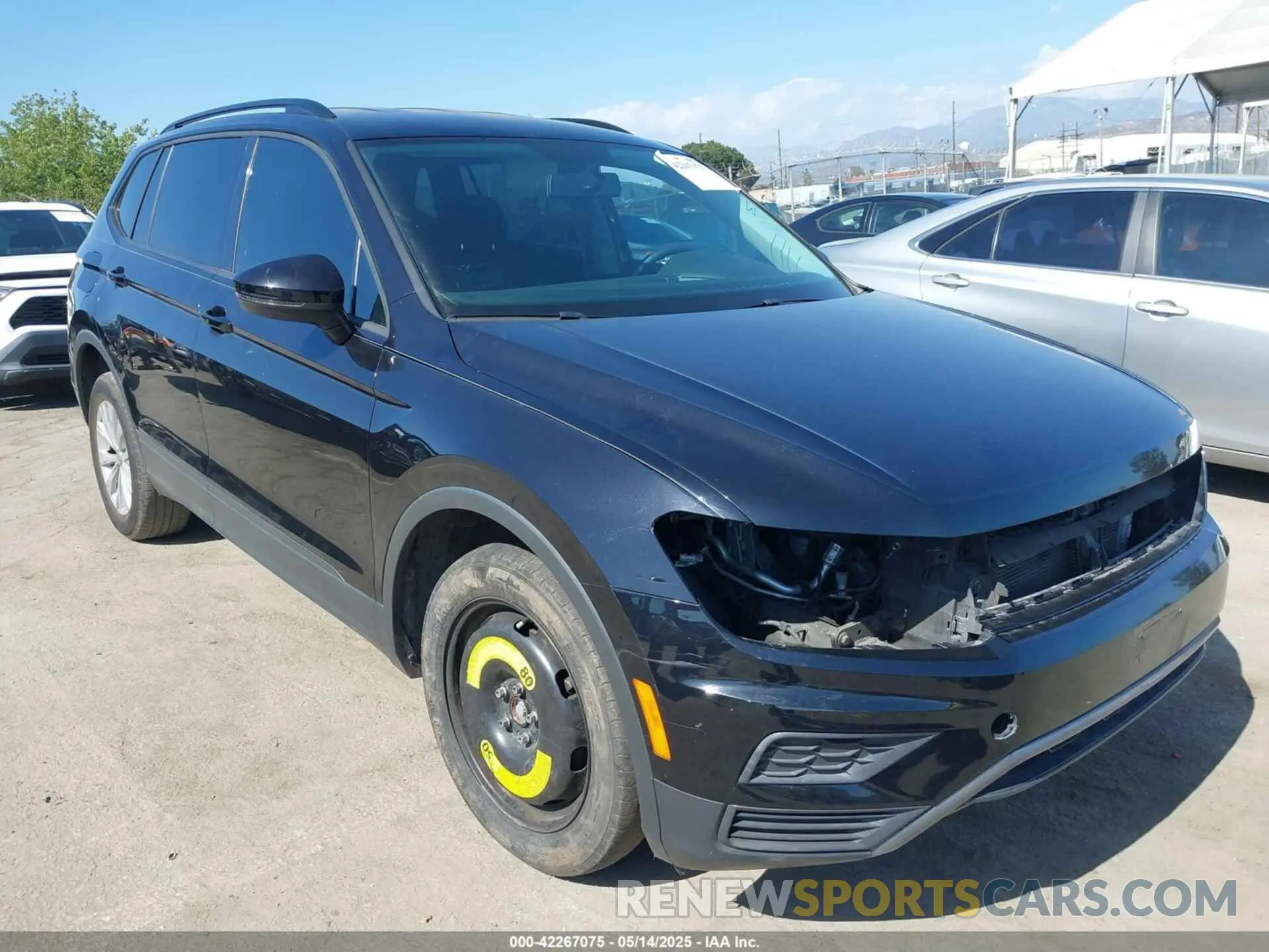 1 Photograph of a damaged car 3VV1B7AX5KM187174 VOLKSWAGEN TIGUAN 2019