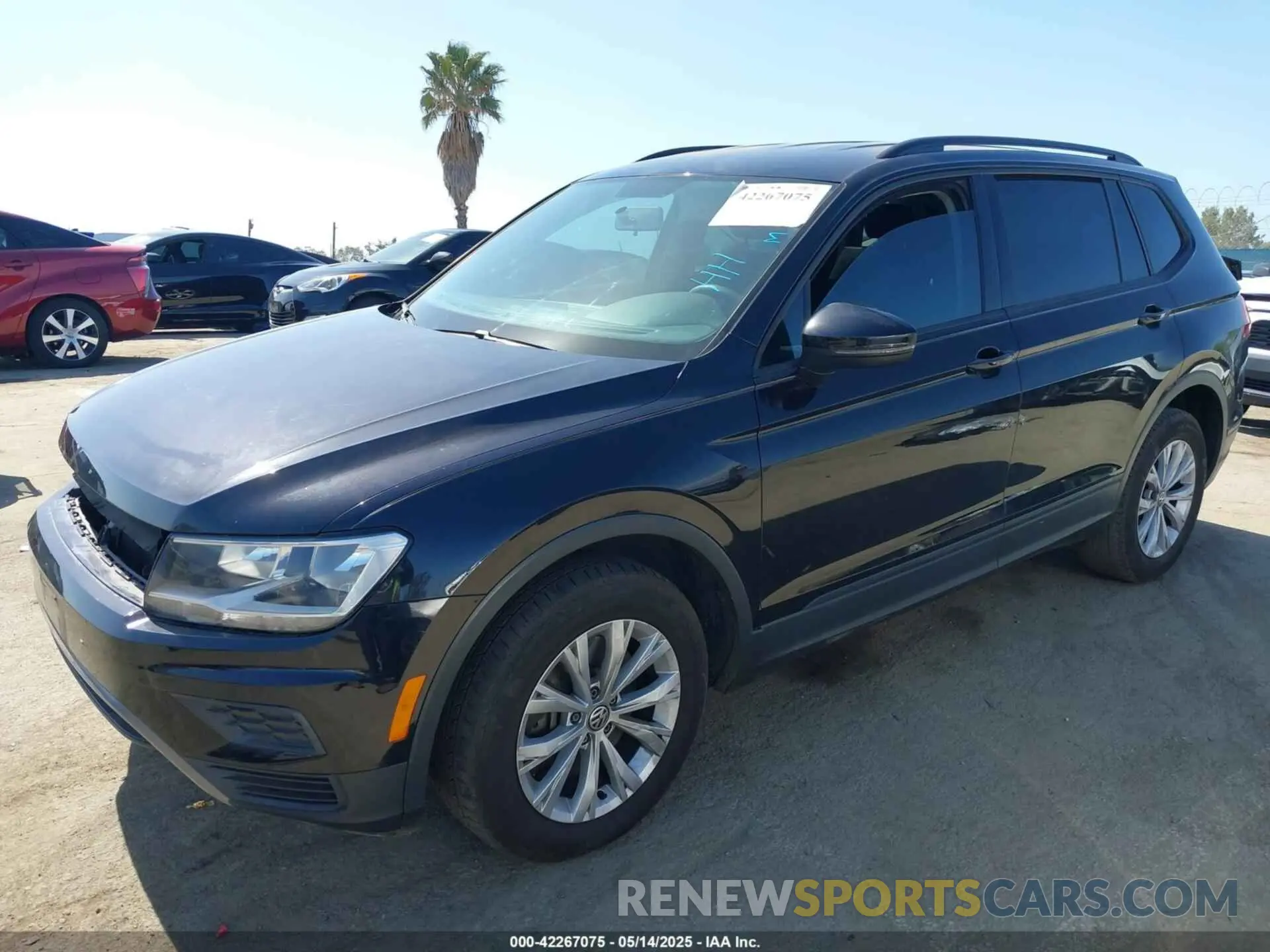 2 Photograph of a damaged car 3VV1B7AX5KM187174 VOLKSWAGEN TIGUAN 2019