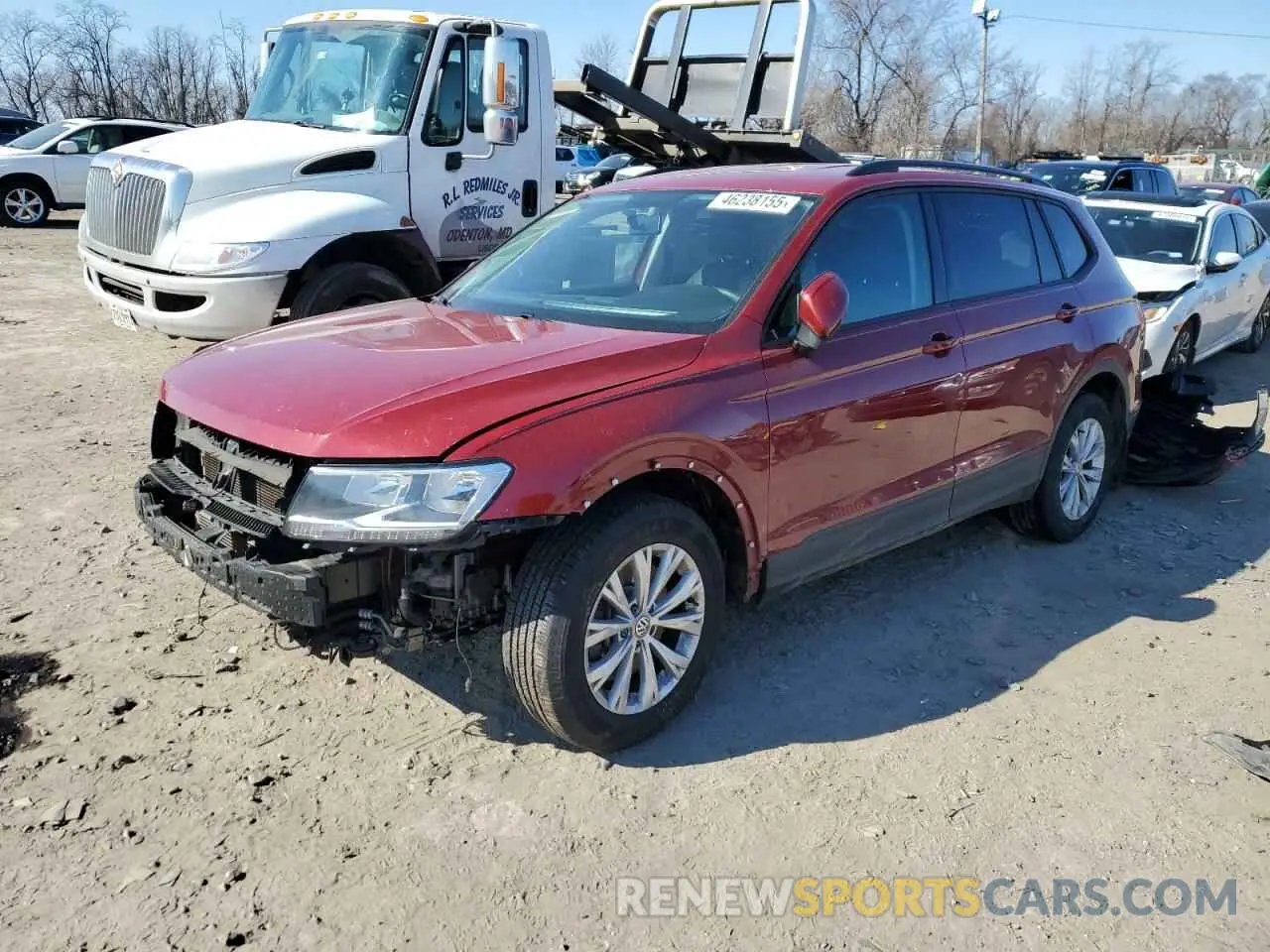1 Photograph of a damaged car 3VV1B7AX6KM080196 VOLKSWAGEN TIGUAN 2019