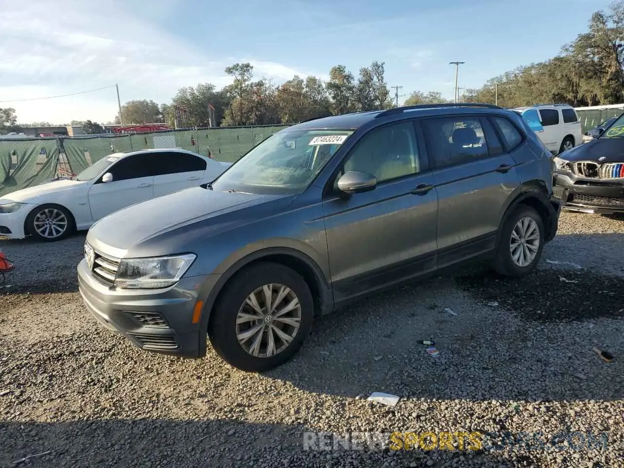 1 Photograph of a damaged car 3VV1B7AX7KM009136 VOLKSWAGEN TIGUAN 2019