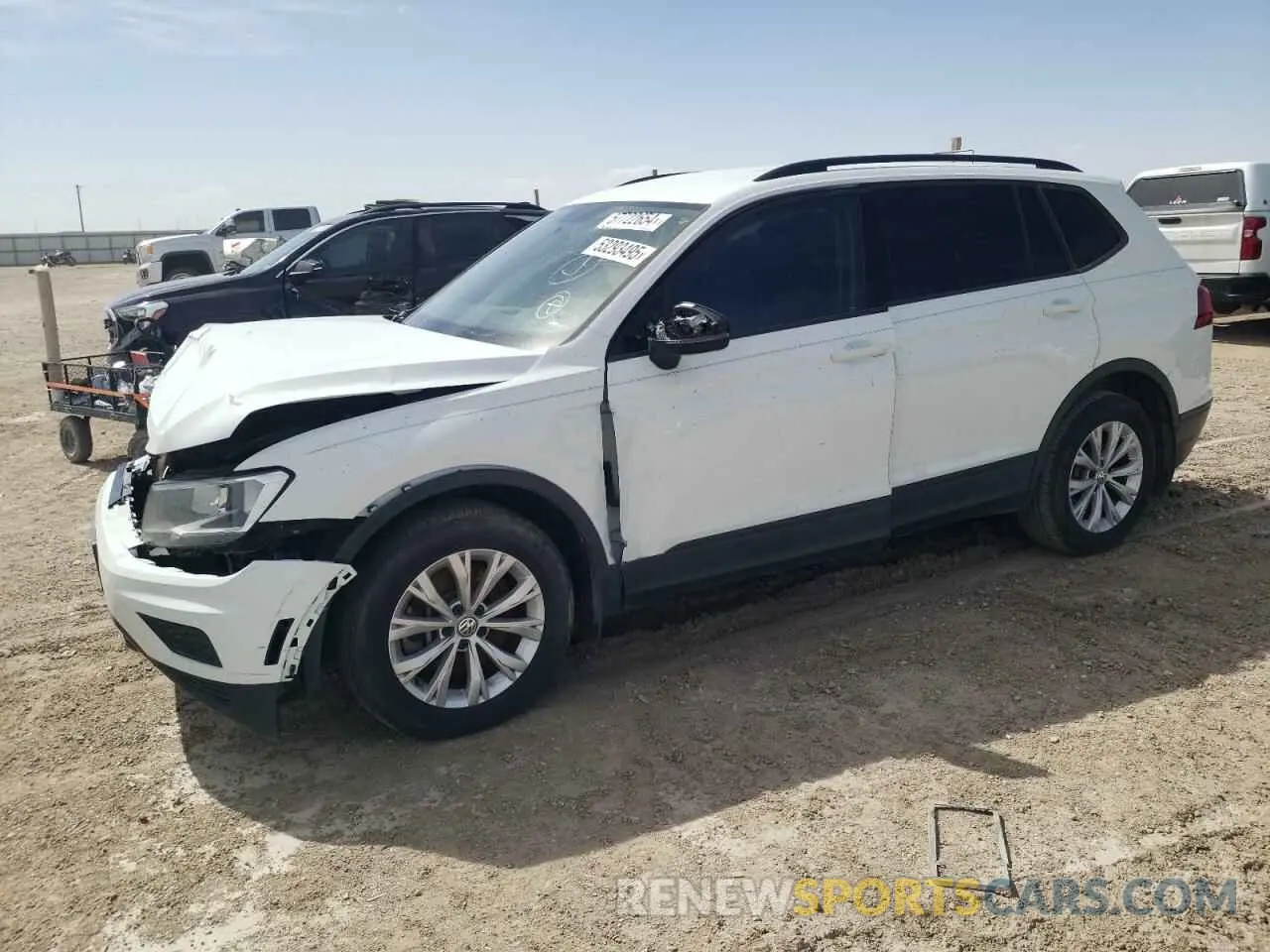 1 Photograph of a damaged car 3VV1B7AX7KM188679 VOLKSWAGEN TIGUAN 2019