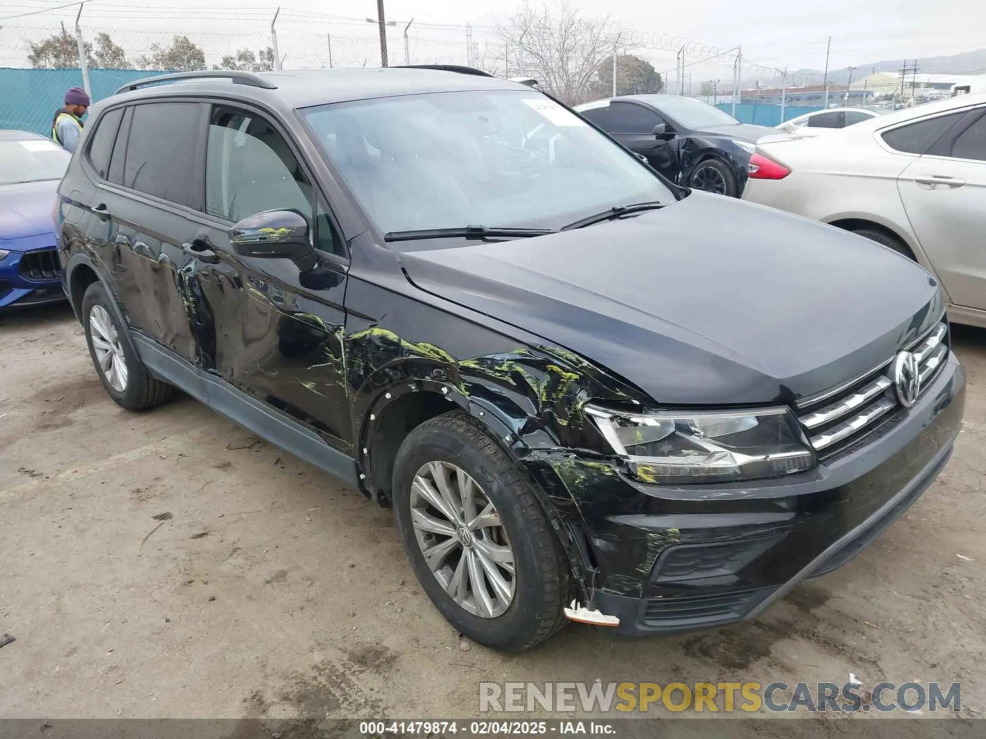 1 Photograph of a damaged car 3VV1B7AX9KM186397 VOLKSWAGEN TIGUAN 2019