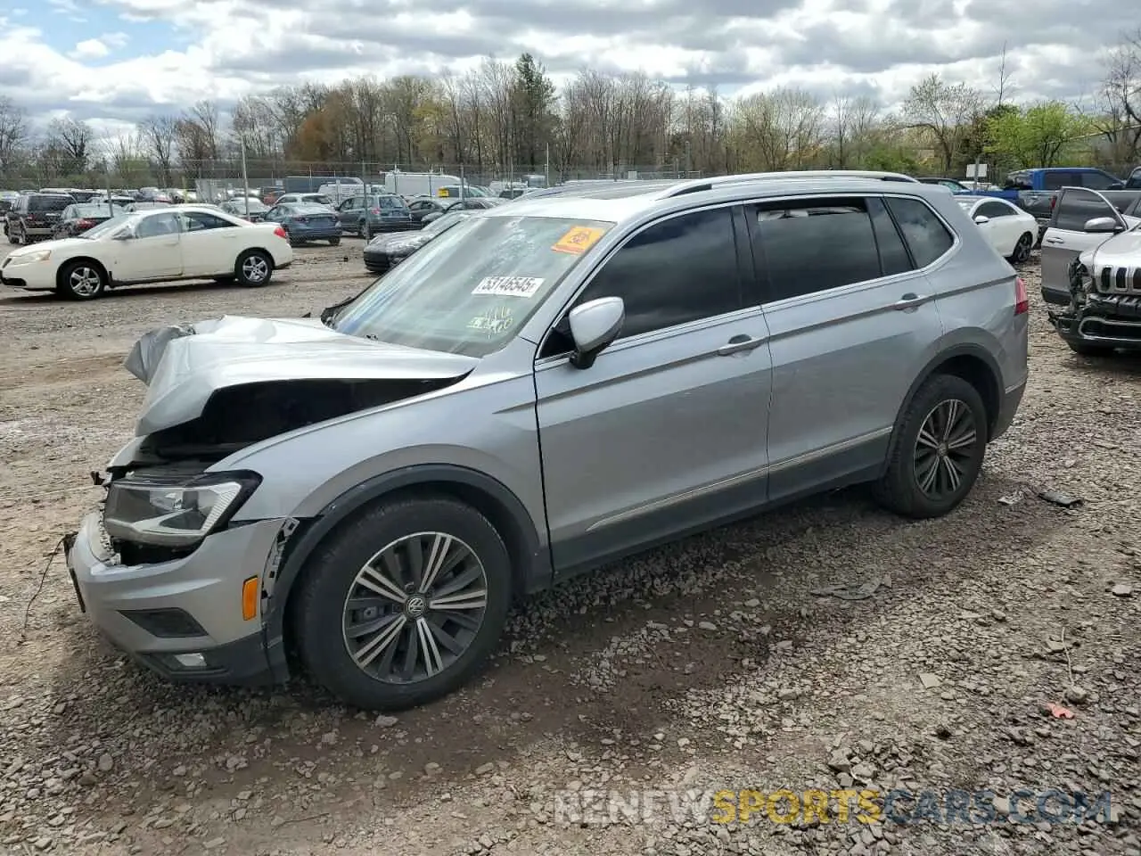 1 Photograph of a damaged car 3VV2B7AX0KM161571 VOLKSWAGEN TIGUAN 2019