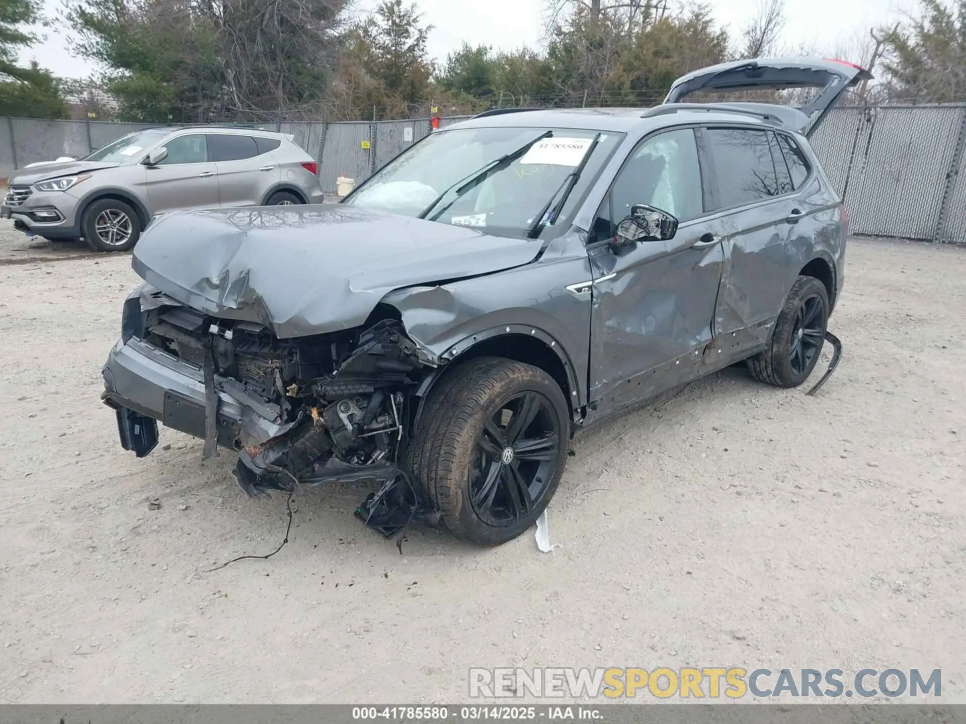 2 Photograph of a damaged car 3VV2B7AX0KM186146 VOLKSWAGEN TIGUAN 2019