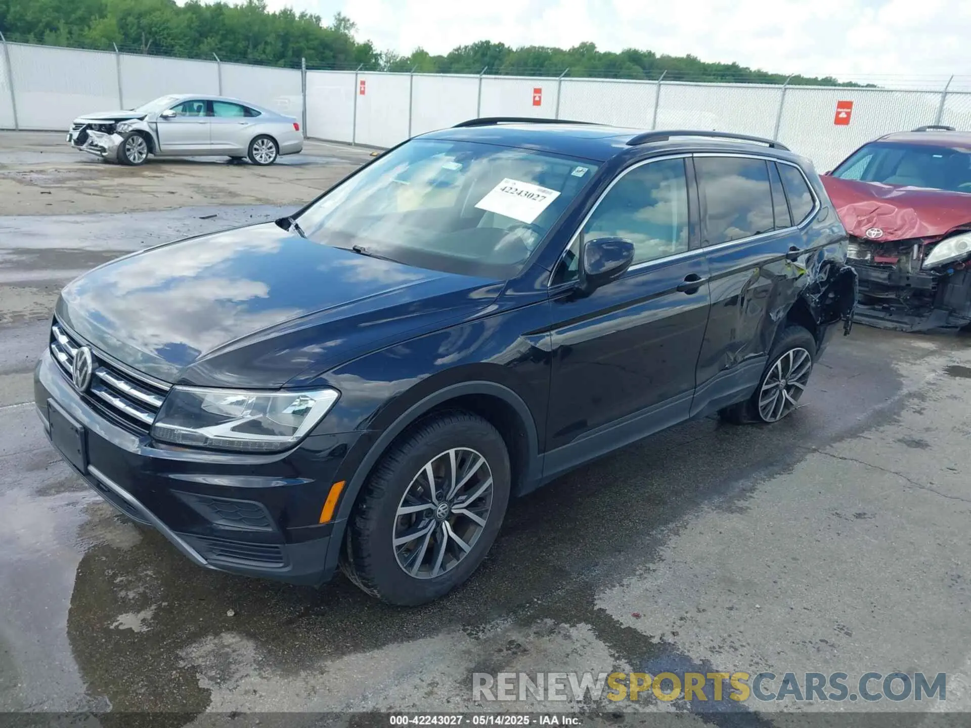 2 Photograph of a damaged car 3VV2B7AX0KM189726 VOLKSWAGEN TIGUAN 2019