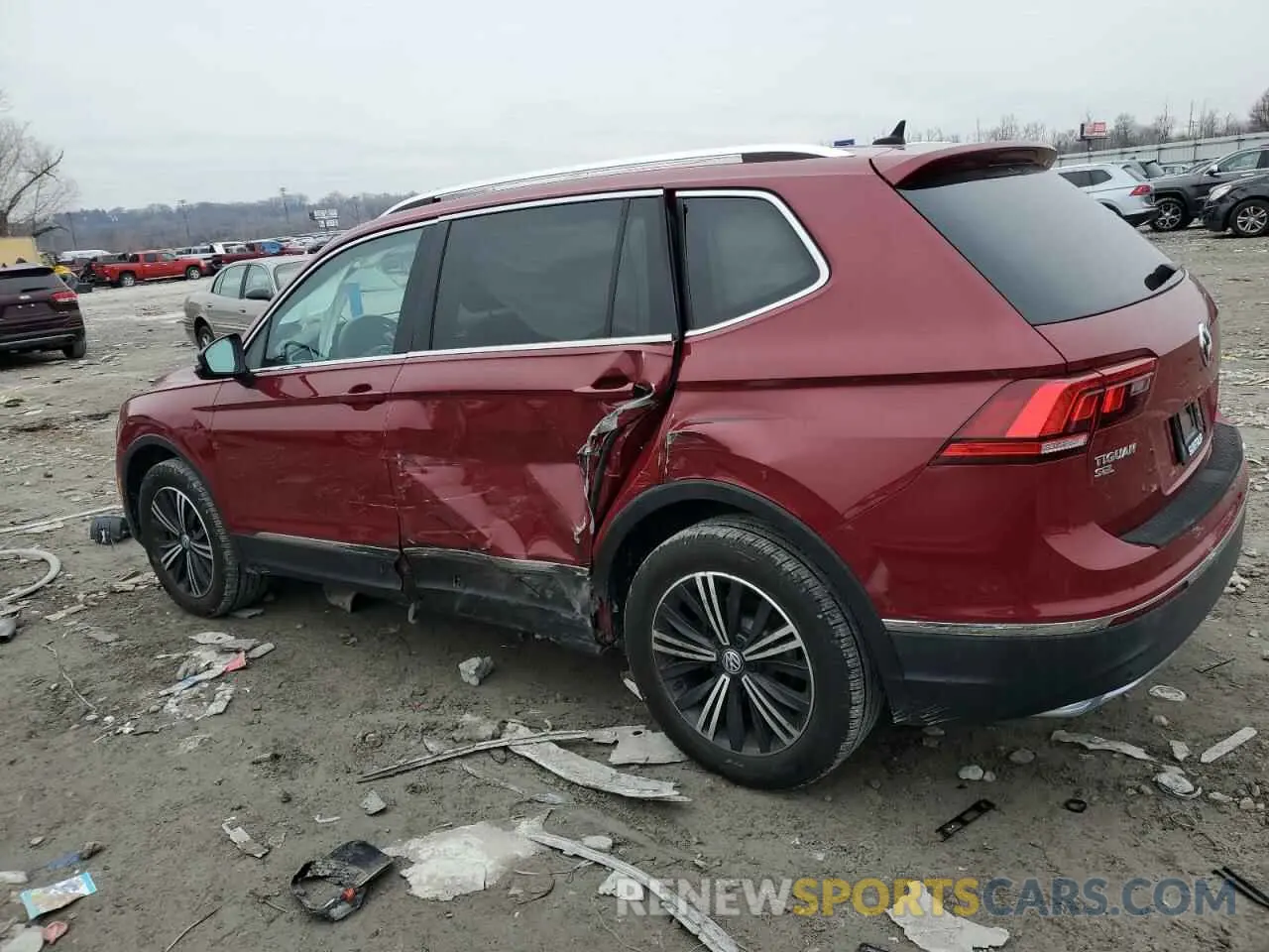 2 Photograph of a damaged car 3VV2B7AX1KM050155 VOLKSWAGEN TIGUAN 2019