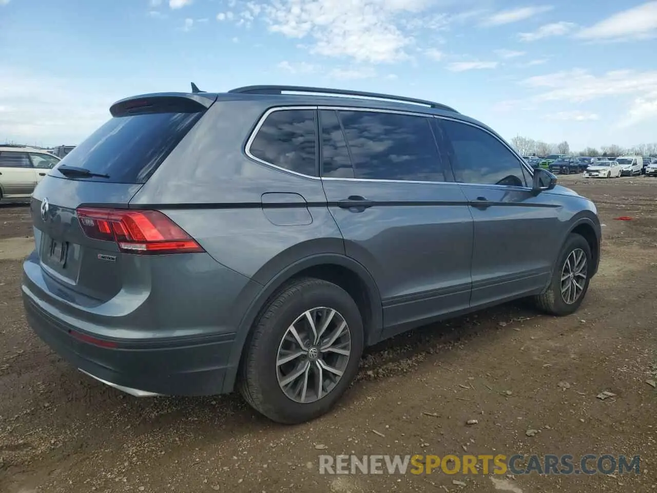 3 Photograph of a damaged car 3VV2B7AX1KM178458 VOLKSWAGEN TIGUAN 2019