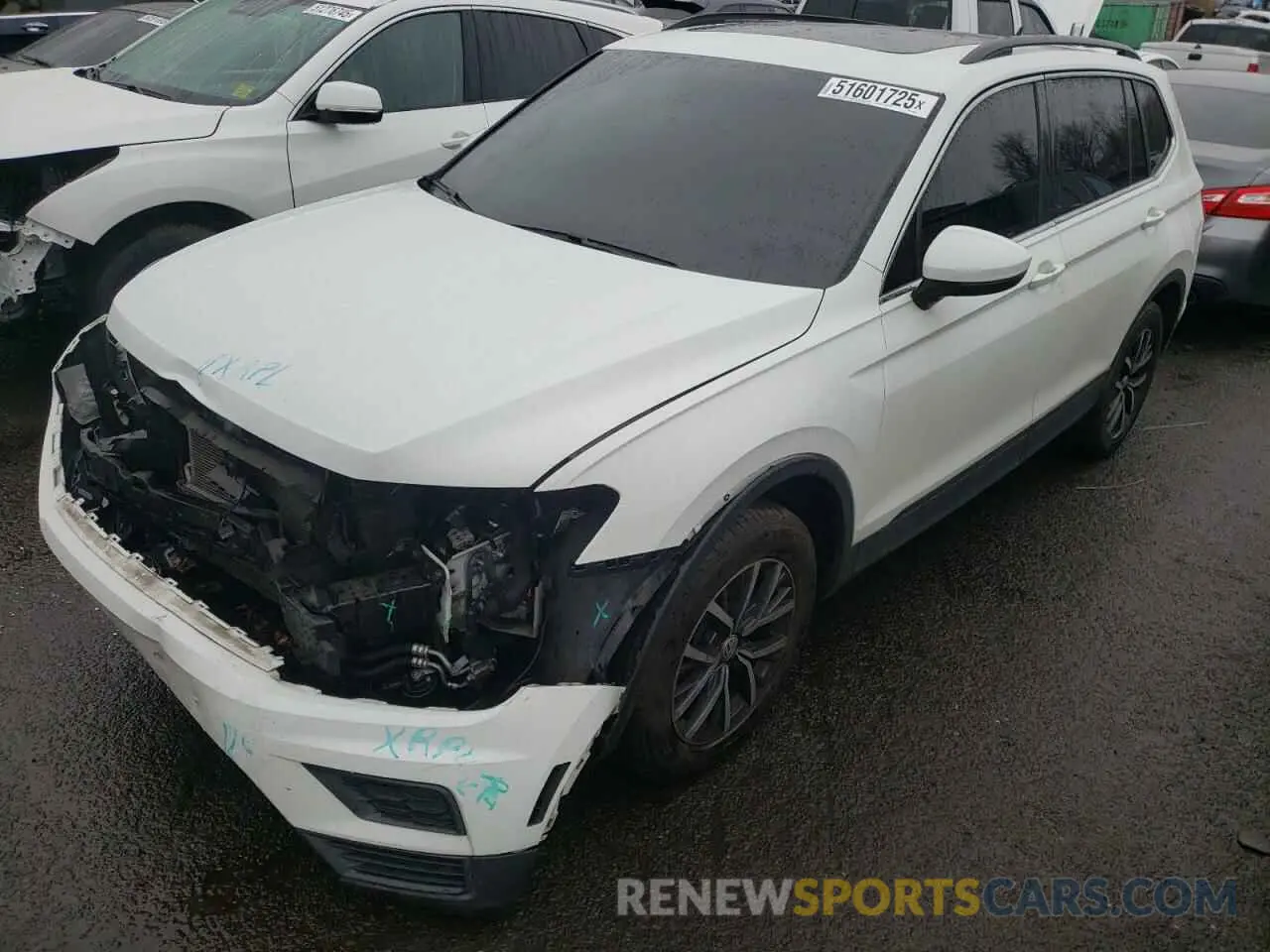 1 Photograph of a damaged car 3VV2B7AX2KM032361 VOLKSWAGEN TIGUAN 2019