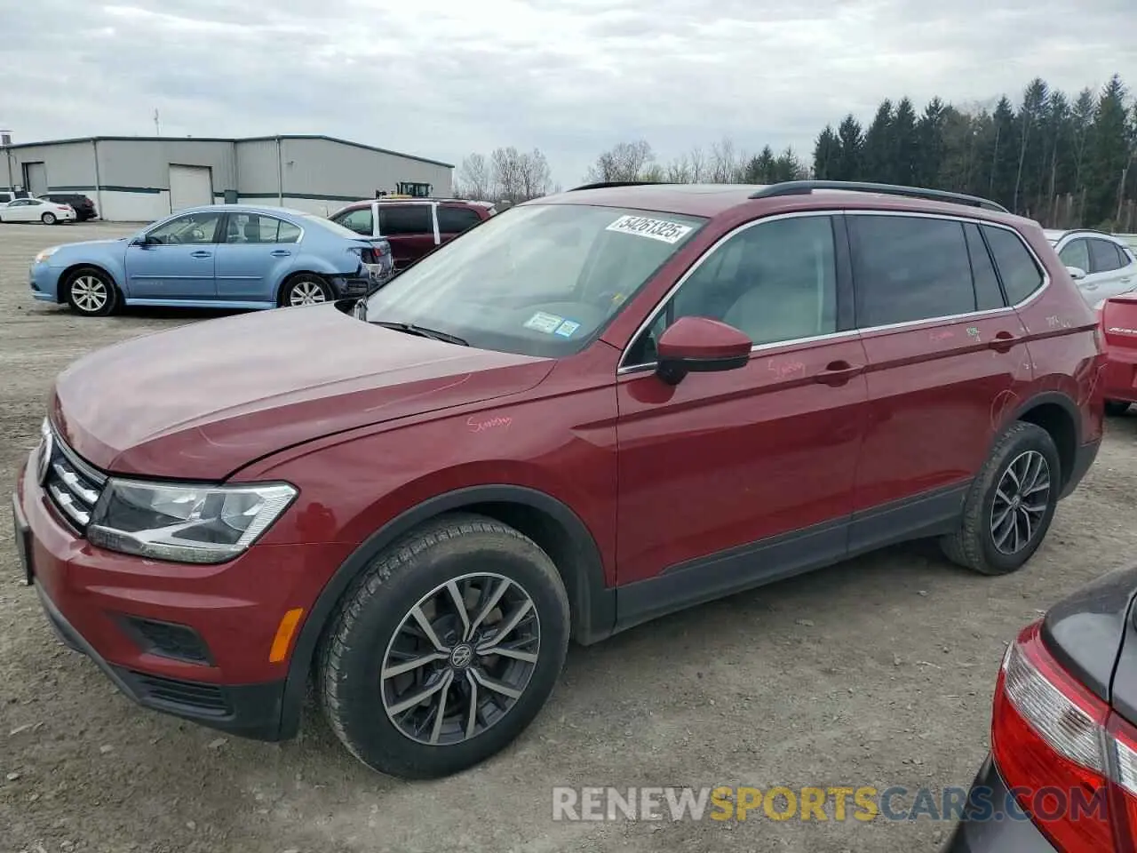 1 Photograph of a damaged car 3VV2B7AX2KM162124 VOLKSWAGEN TIGUAN 2019