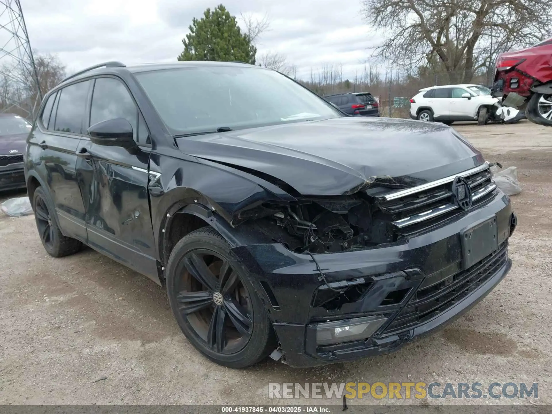 1 Photograph of a damaged car 3VV2B7AX2KM187217 VOLKSWAGEN TIGUAN 2019