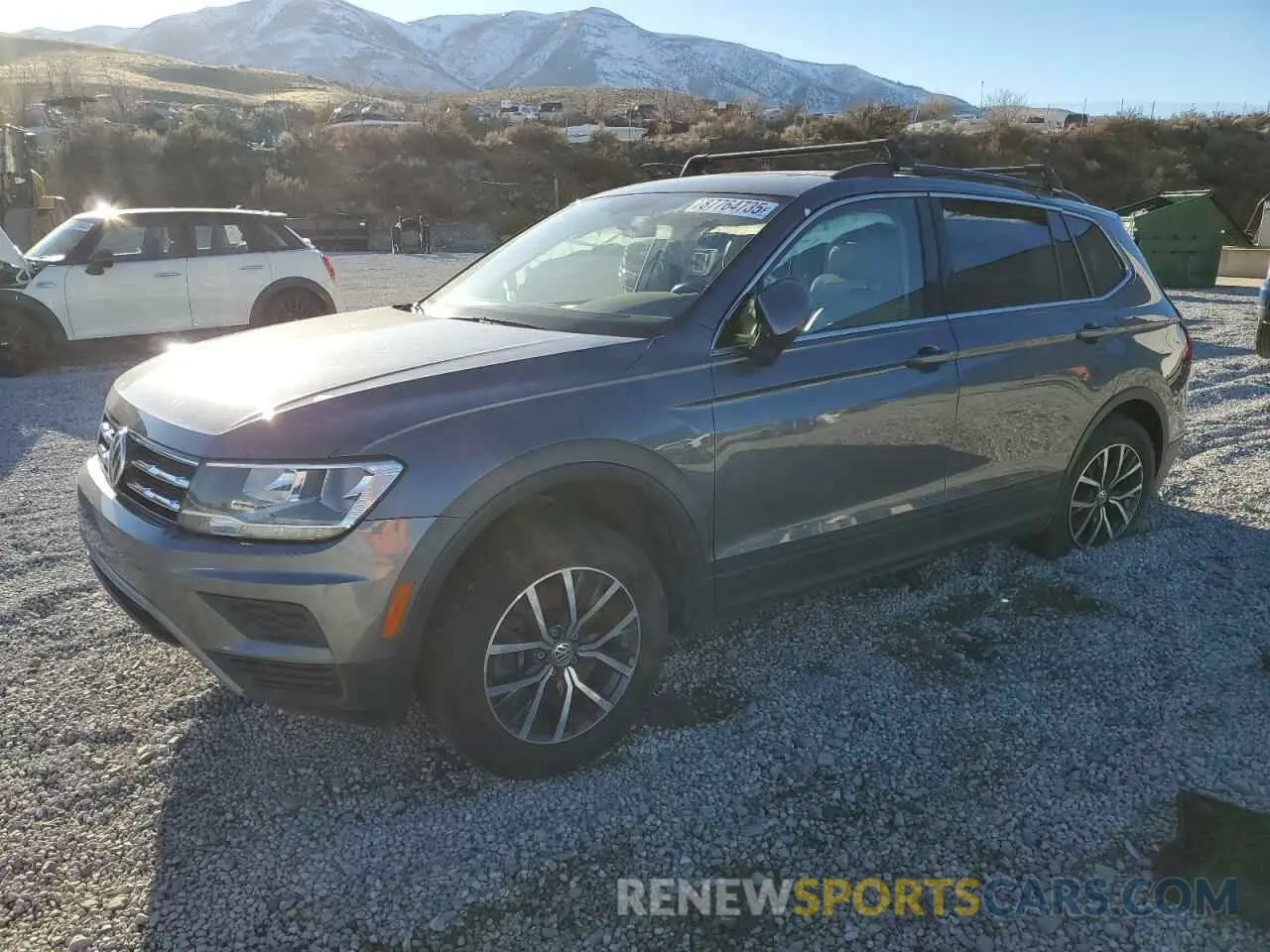 1 Photograph of a damaged car 3VV2B7AX3KM136938 VOLKSWAGEN TIGUAN 2019