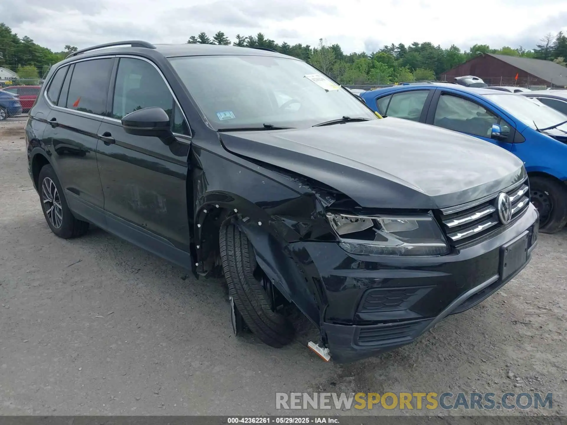 1 Photograph of a damaged car 3VV2B7AX3KM186299 VOLKSWAGEN TIGUAN 2019