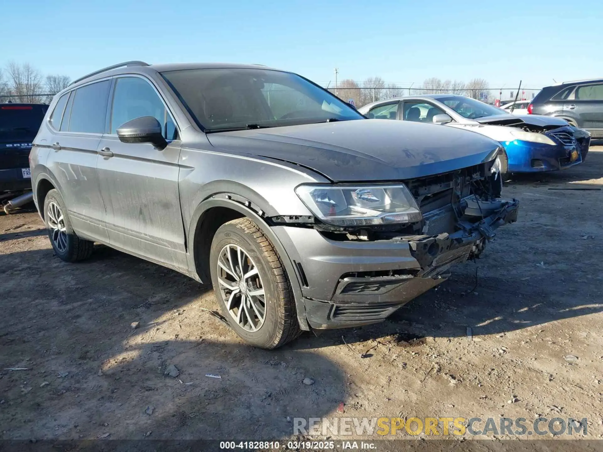 1 Photograph of a damaged car 3VV2B7AX4KM076572 VOLKSWAGEN TIGUAN 2019