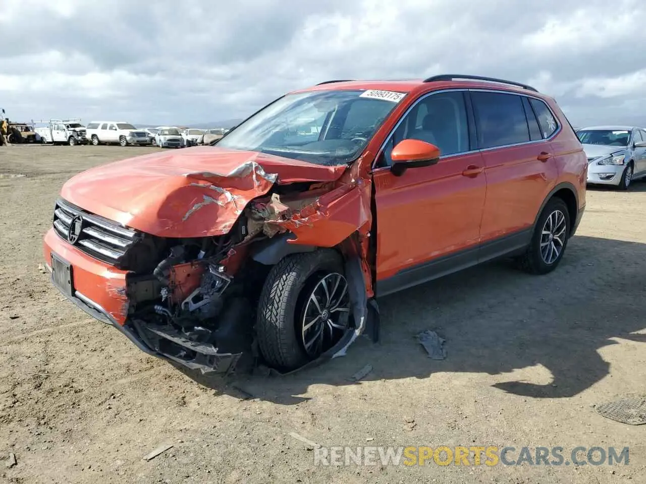 1 Photograph of a damaged car 3VV2B7AX4KM089130 VOLKSWAGEN TIGUAN 2019