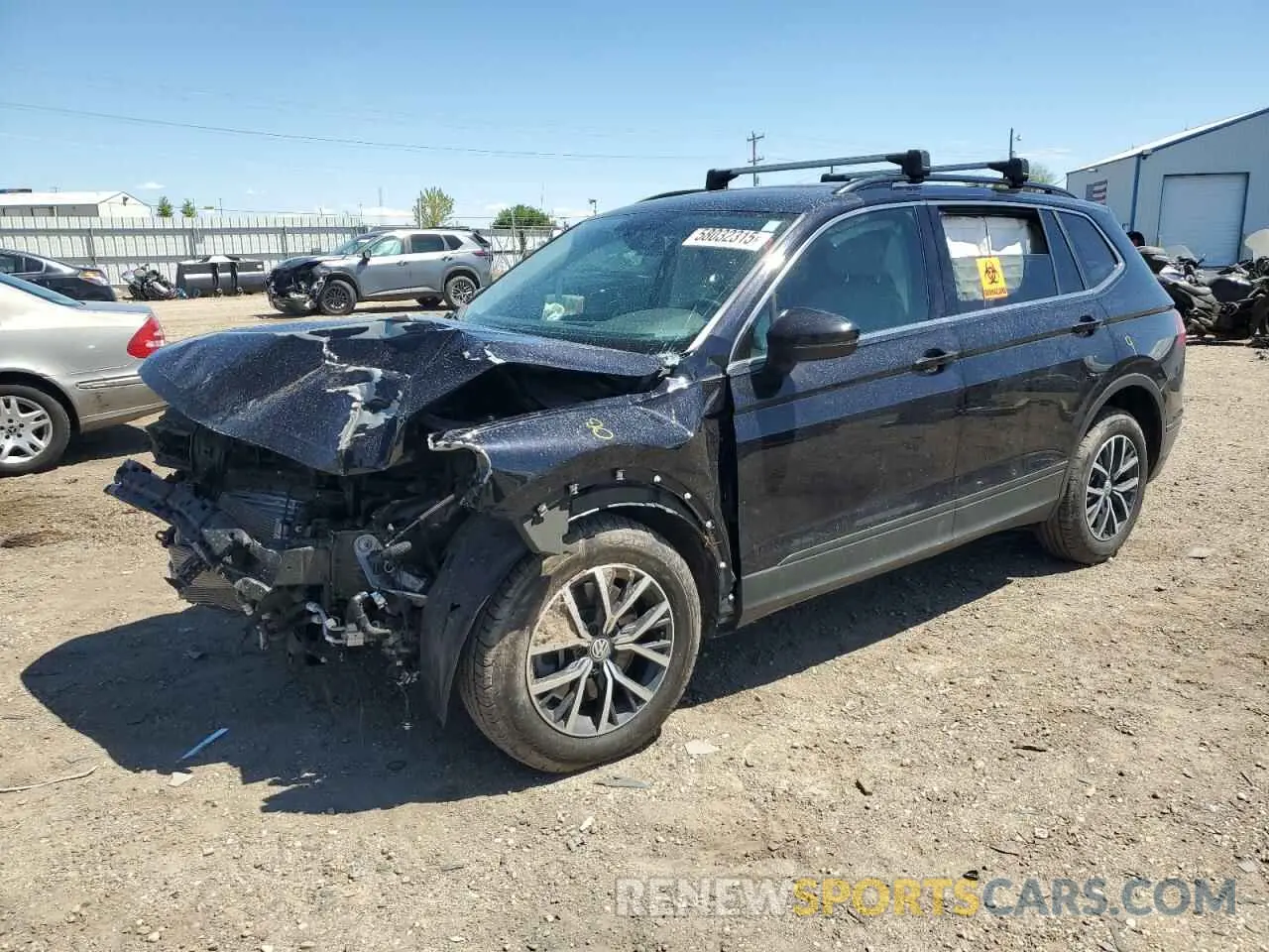 1 Photograph of a damaged car 3VV2B7AX5KM201272 VOLKSWAGEN TIGUAN 2019