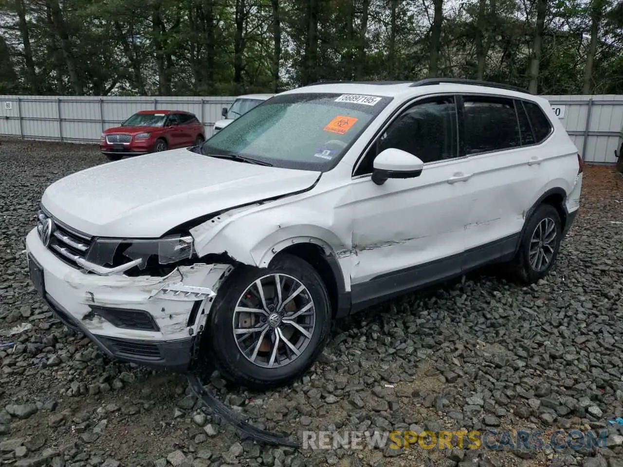1 Photograph of a damaged car 3VV2B7AX7KM151510 VOLKSWAGEN TIGUAN 2019