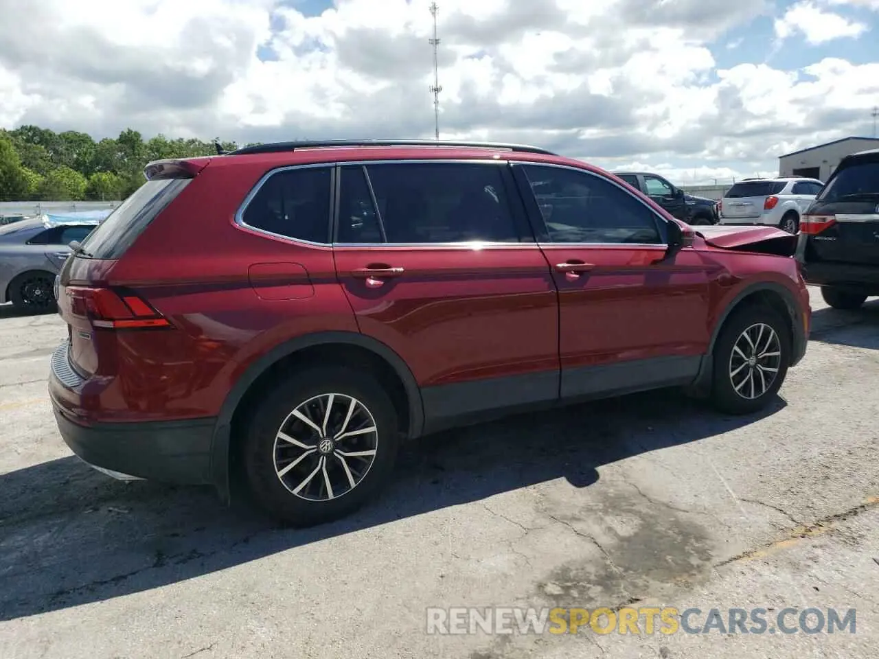 3 Photograph of a damaged car 3VV2B7AX7KM157551 VOLKSWAGEN TIGUAN 2019