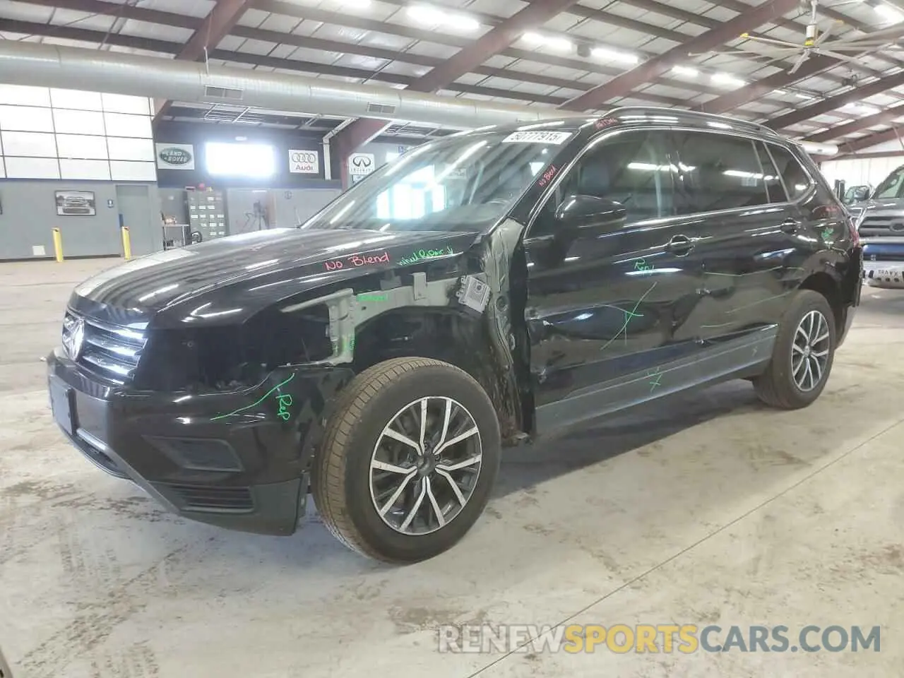 1 Photograph of a damaged car 3VV2B7AX7KM200379 VOLKSWAGEN TIGUAN 2019
