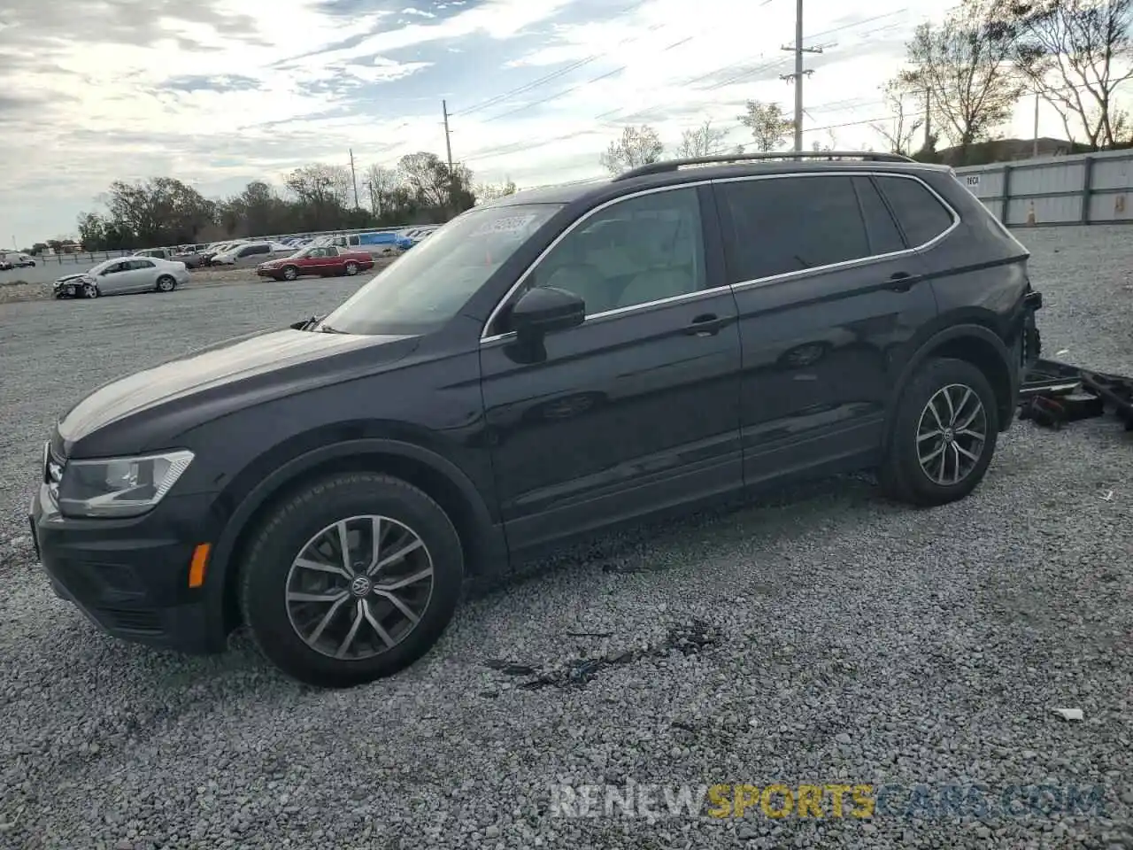 1 Photograph of a damaged car 3VV2B7AX8KM110562 VOLKSWAGEN TIGUAN 2019