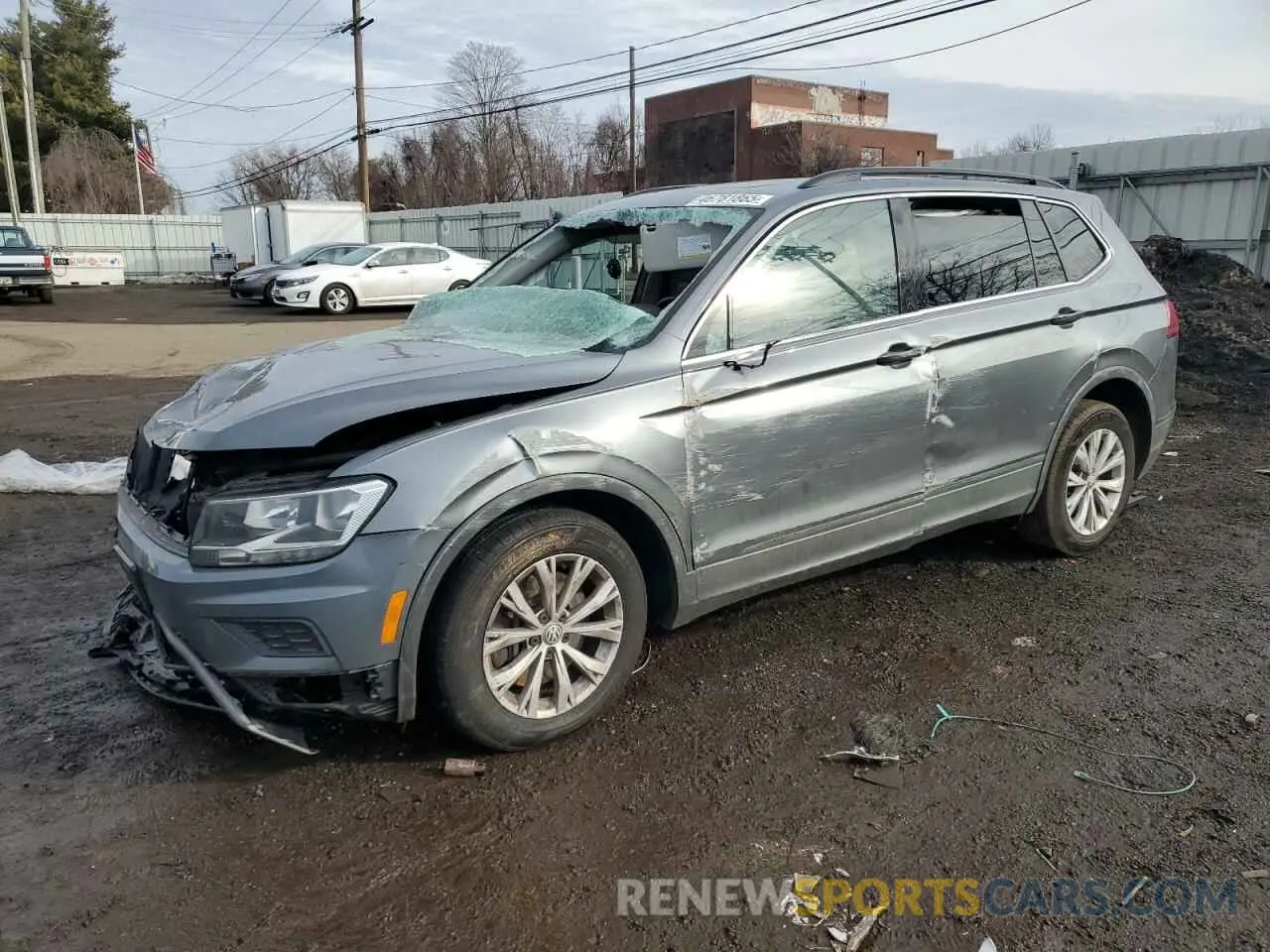 1 Photograph of a damaged car 3VV2B7AX8KM144128 VOLKSWAGEN TIGUAN 2019