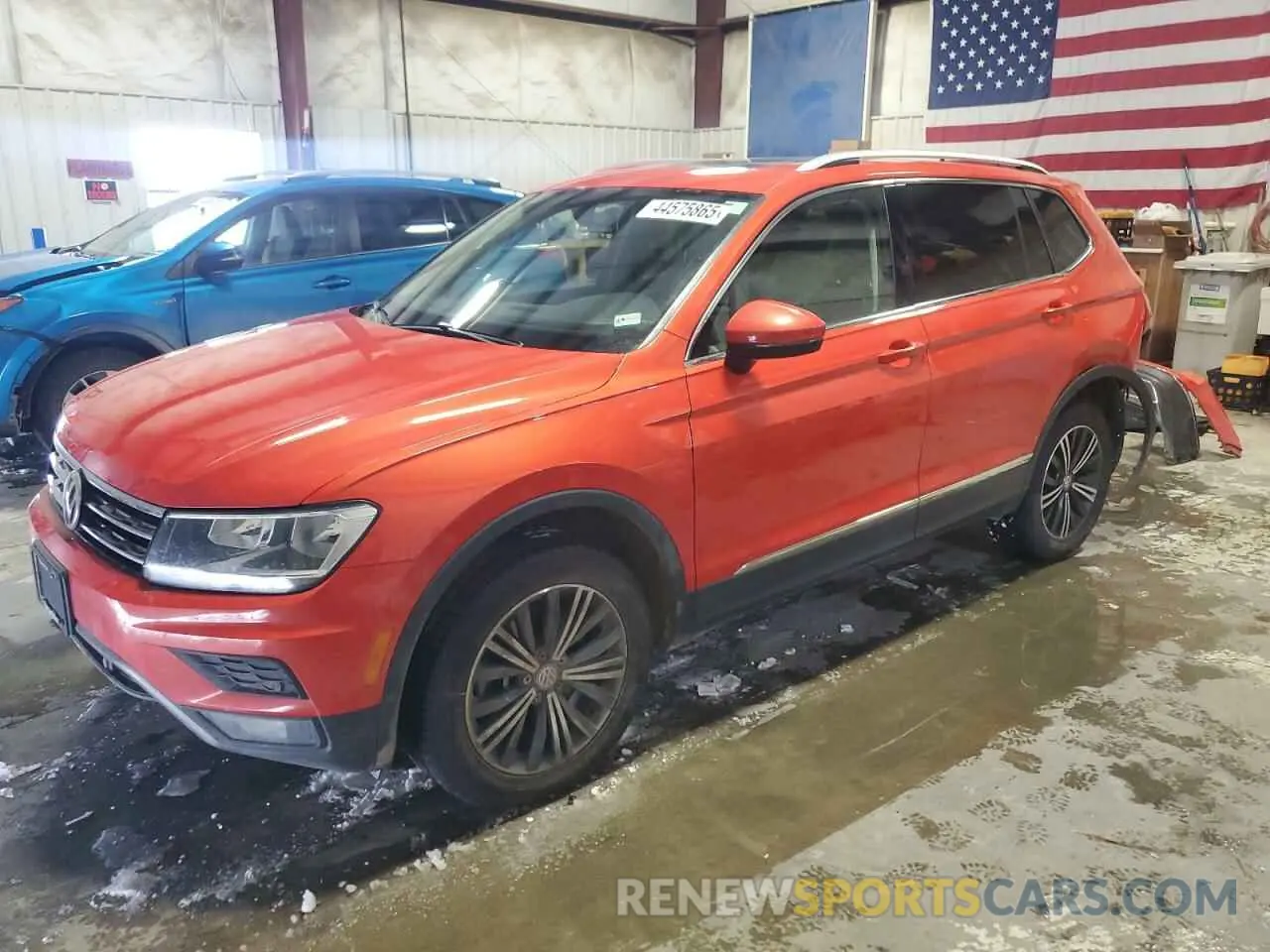 1 Photograph of a damaged car 3VV2B7AX8KM145649 VOLKSWAGEN TIGUAN 2019