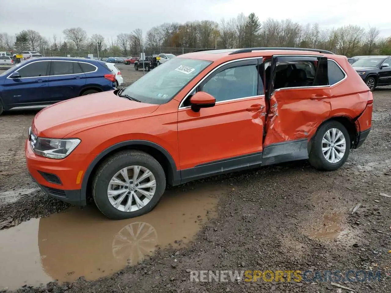 1 Photograph of a damaged car 3VV2B7AX8KM152231 VOLKSWAGEN TIGUAN 2019