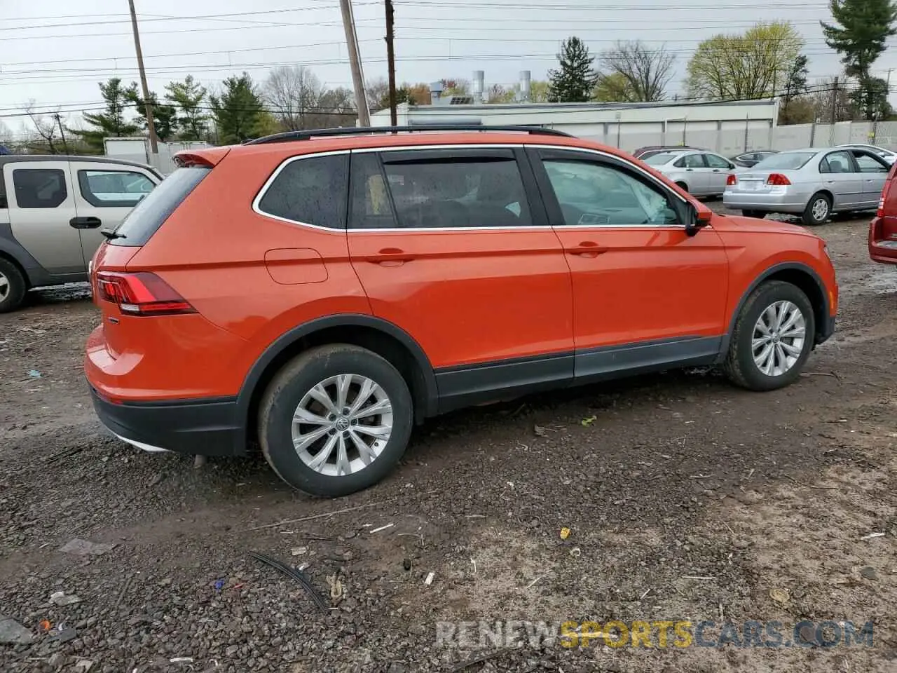 3 Photograph of a damaged car 3VV2B7AX8KM152231 VOLKSWAGEN TIGUAN 2019