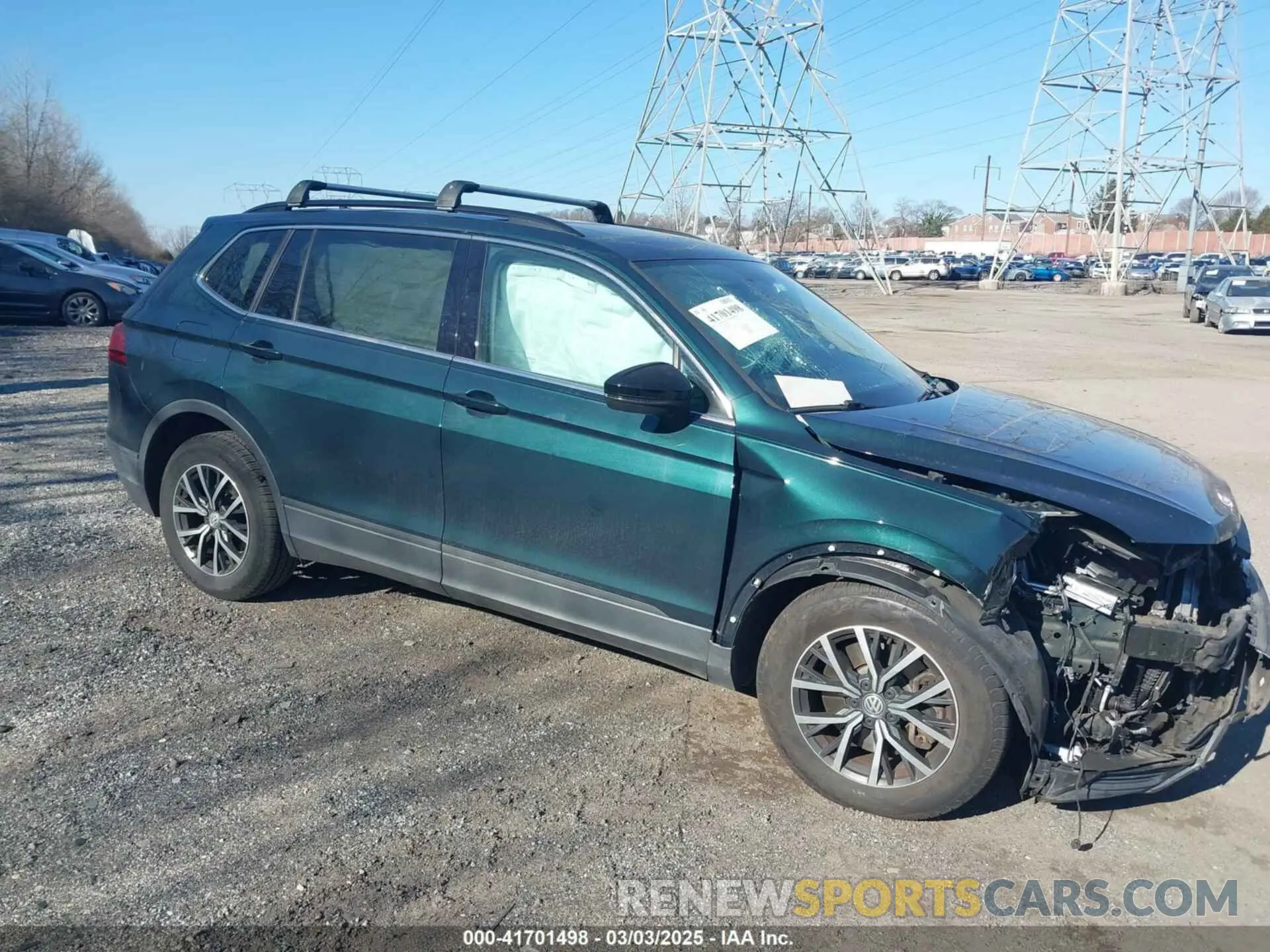 1 Photograph of a damaged car 3VV2B7AXXKM072459 VOLKSWAGEN TIGUAN 2019