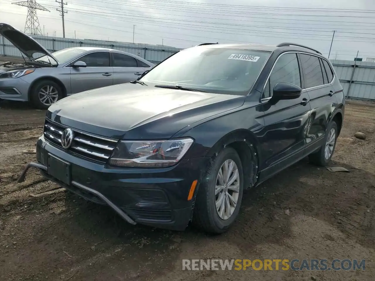 1 Photograph of a damaged car 3VV2B7AXXKM107923 VOLKSWAGEN TIGUAN 2019