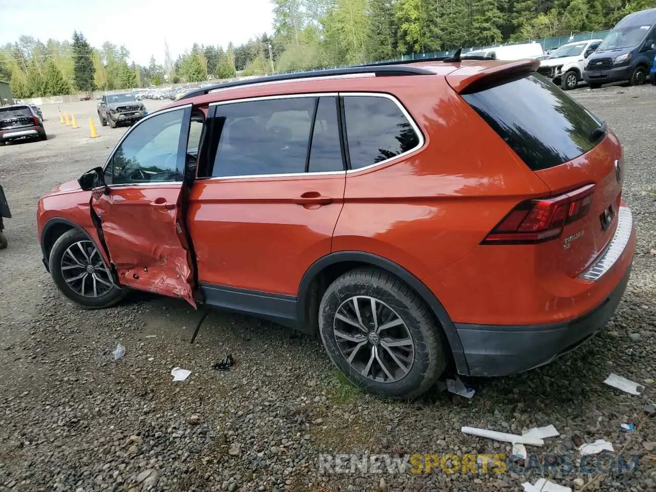 2 Photograph of a damaged car 3VV3B7AX2KM128902 VOLKSWAGEN TIGUAN 2019
