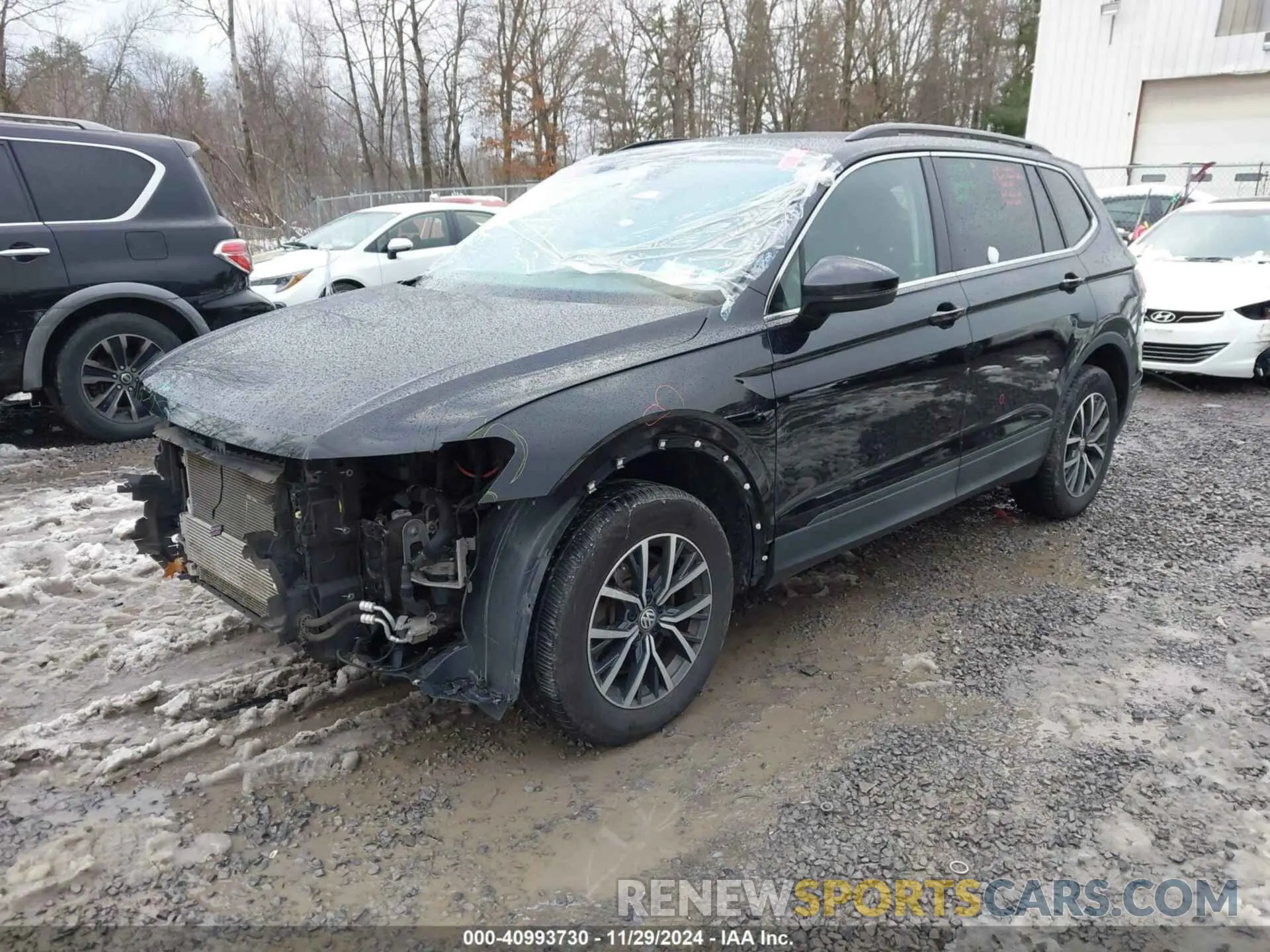 2 Photograph of a damaged car 3VV3B7AX2KM196407 VOLKSWAGEN TIGUAN 2019