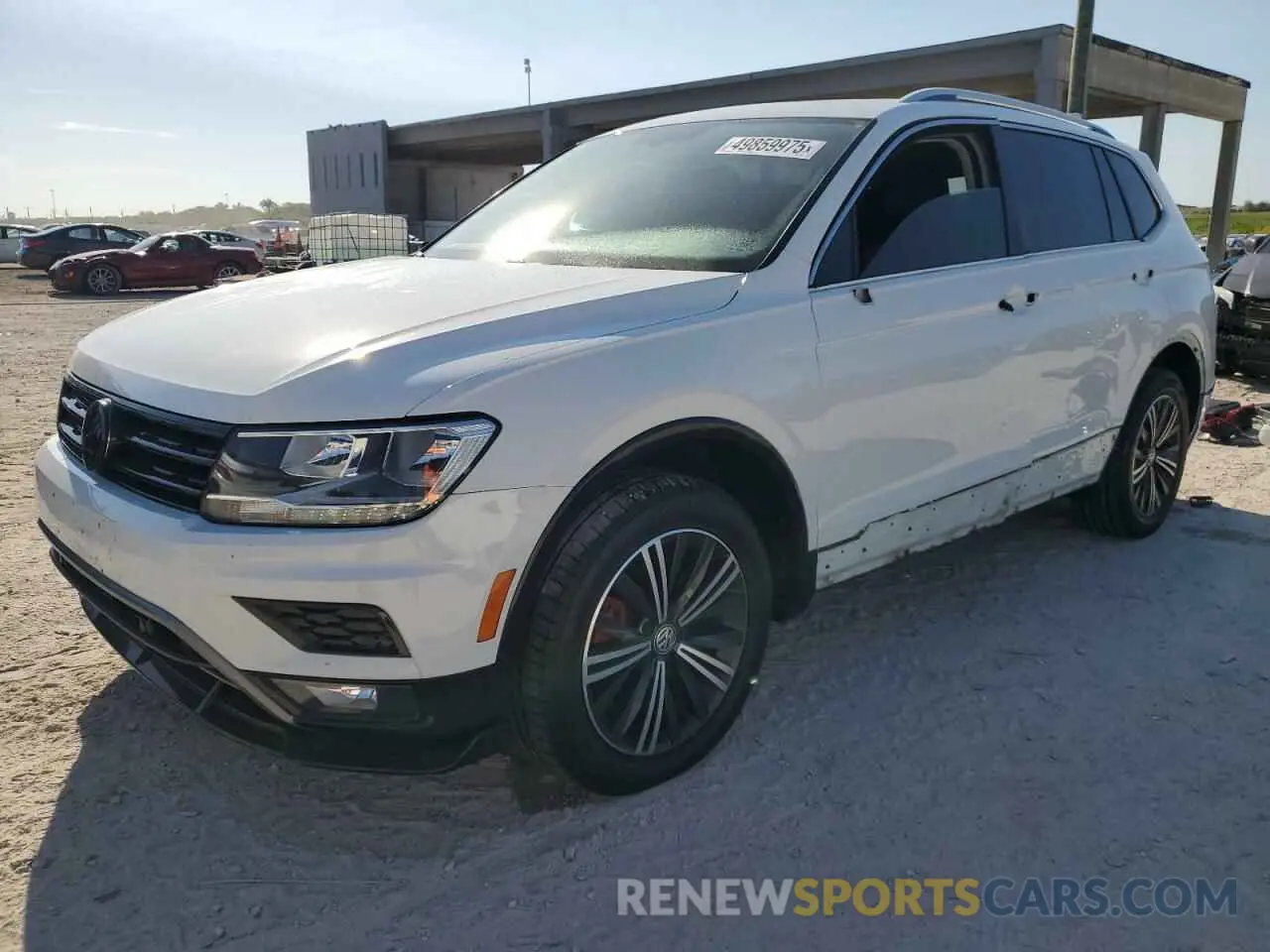 1 Photograph of a damaged car 3VV3B7AX3KM055992 VOLKSWAGEN TIGUAN 2019