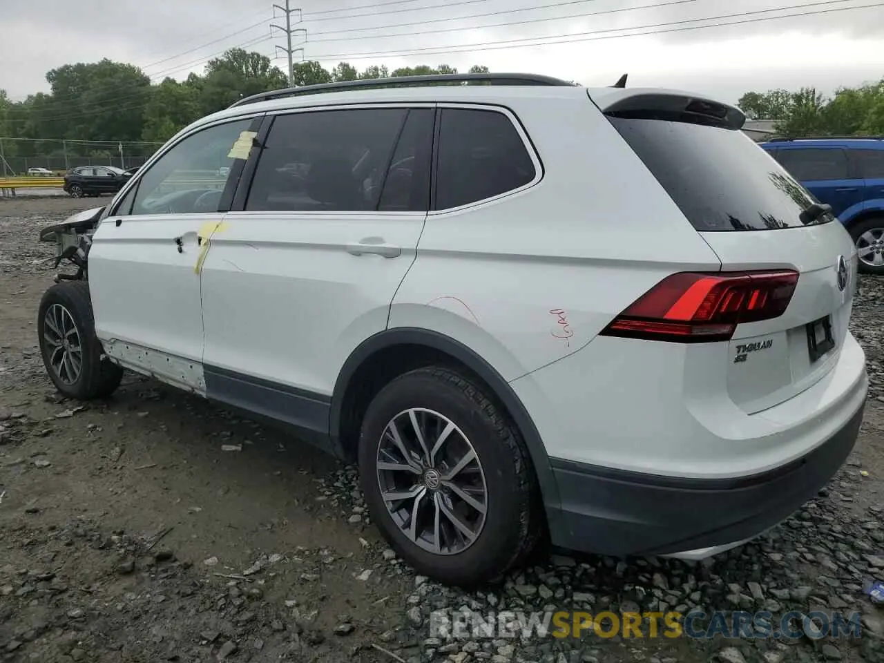 2 Photograph of a damaged car 3VV3B7AX3KM177252 VOLKSWAGEN TIGUAN 2019